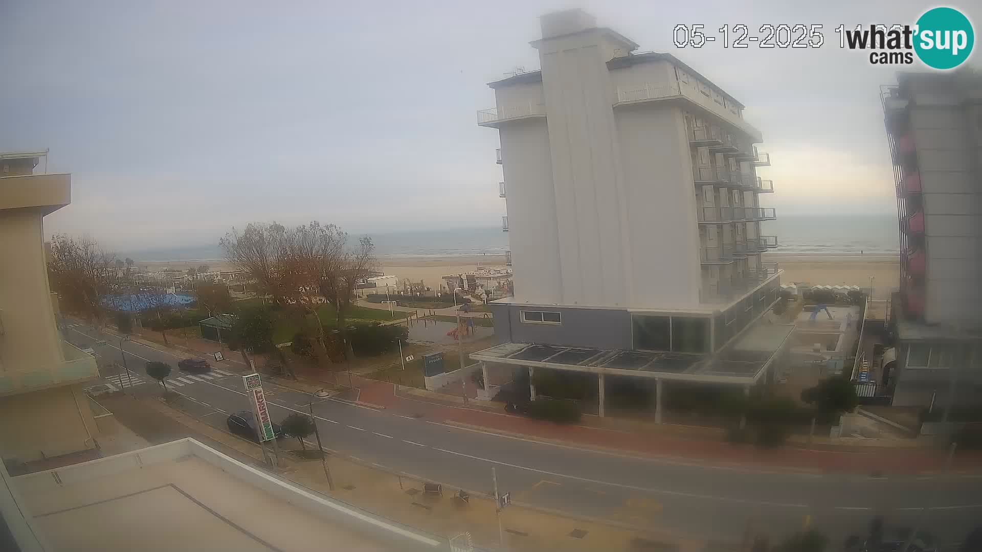 Riccione webcam plage et jardins La Malfa – Bagni Oreste plage 115