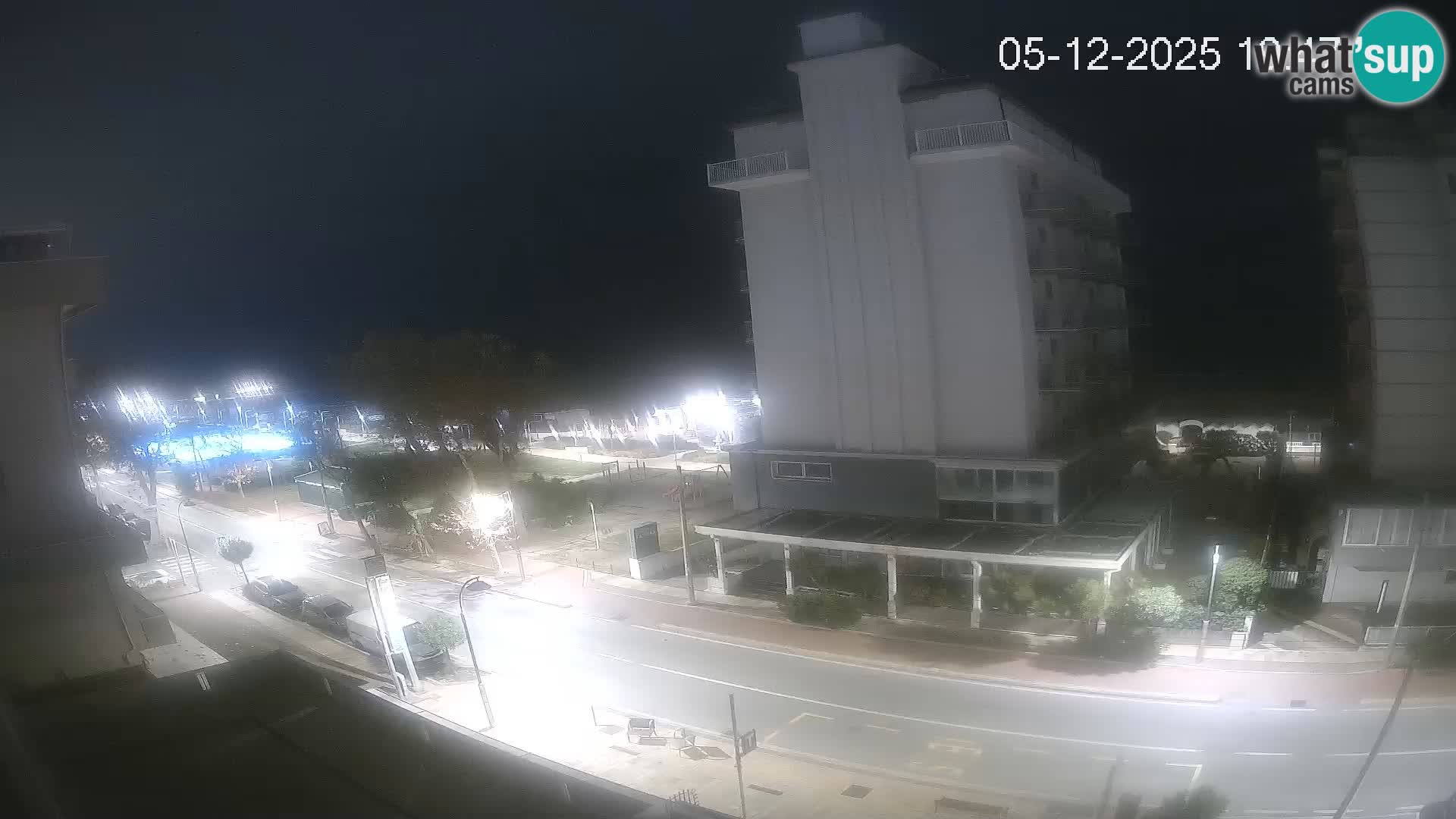 Riccione webcam plage et jardins La Malfa – Bagni Oreste plage 115