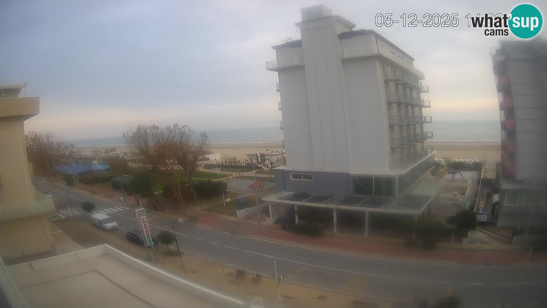 Riccione webcam playa y jardines La Malfa – Playa Bagni Oreste 115