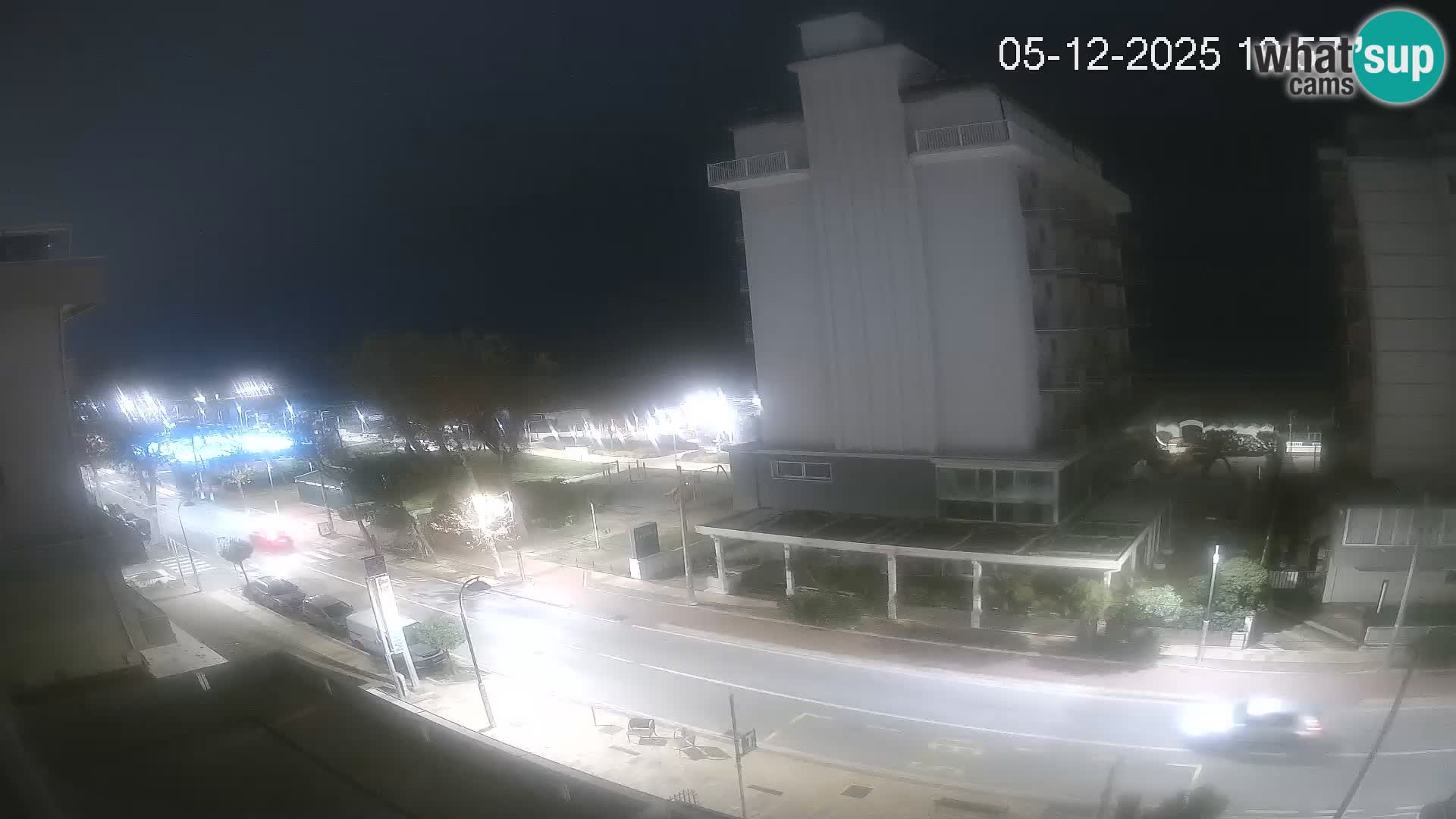 Riccione web kamera plaža i vrtovi La Malfa – plaža Bagni Oreste 115