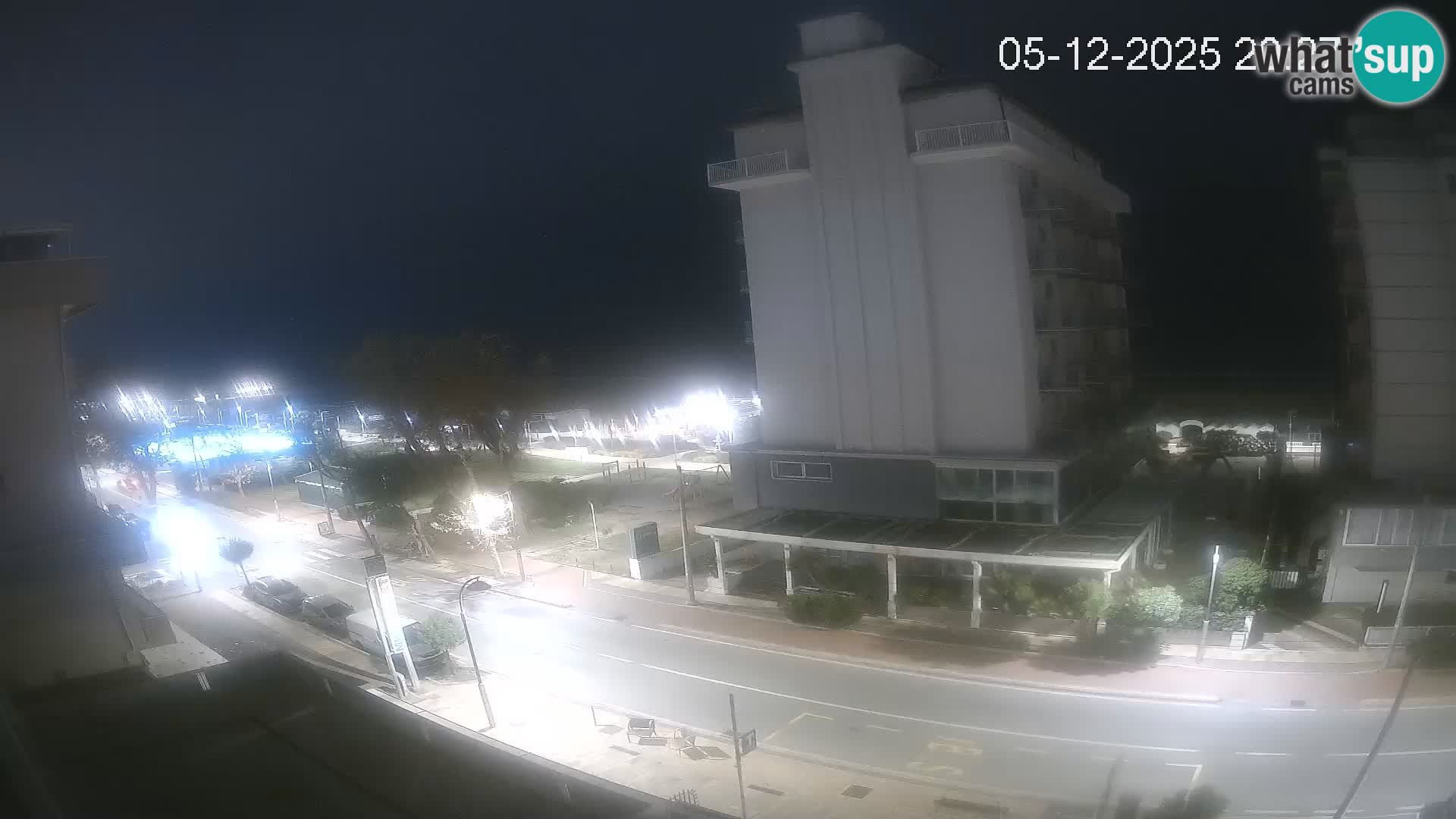 Riccione webcam plage et jardins La Malfa – Bagni Oreste plage 115
