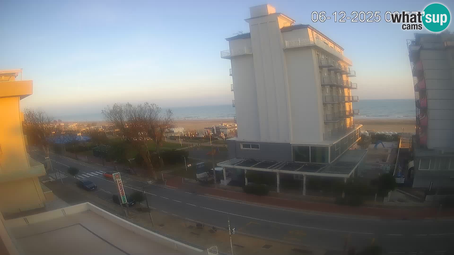 Riccione webcam spiaggia e giardini La Malfa – Bagni Oreste spiaggia 115