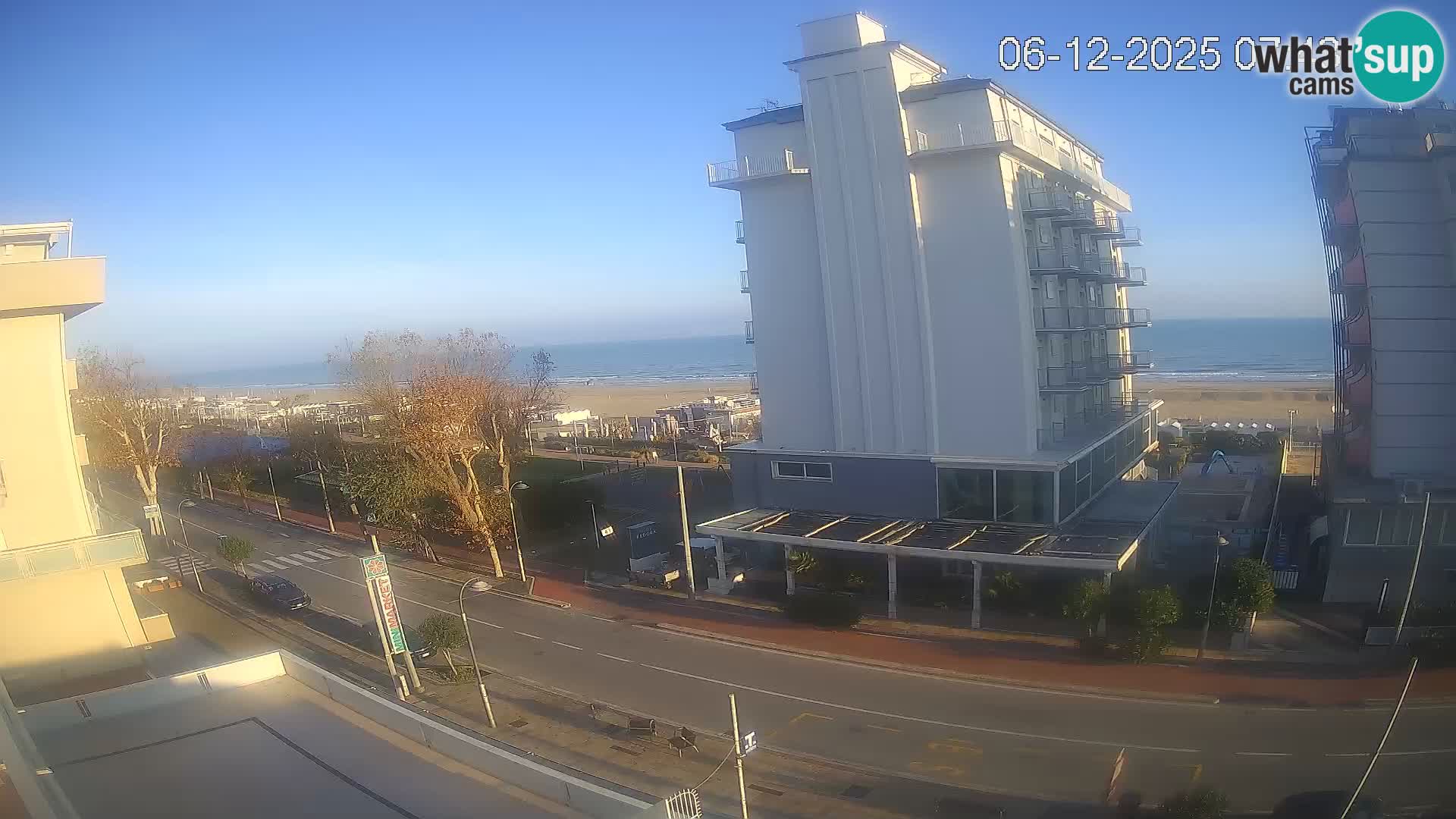Riccione Webcam Strand und Gärten La Malfa – Bagni Oreste Strand 115