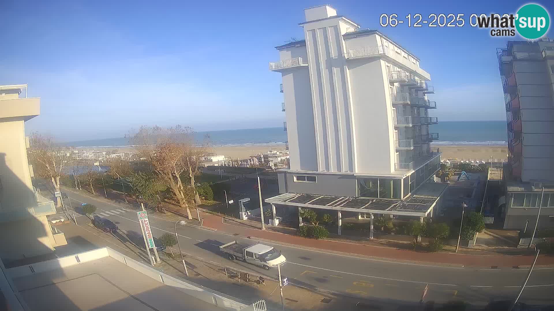 Riccione webcam playa y jardines La Malfa – Playa Bagni Oreste 115