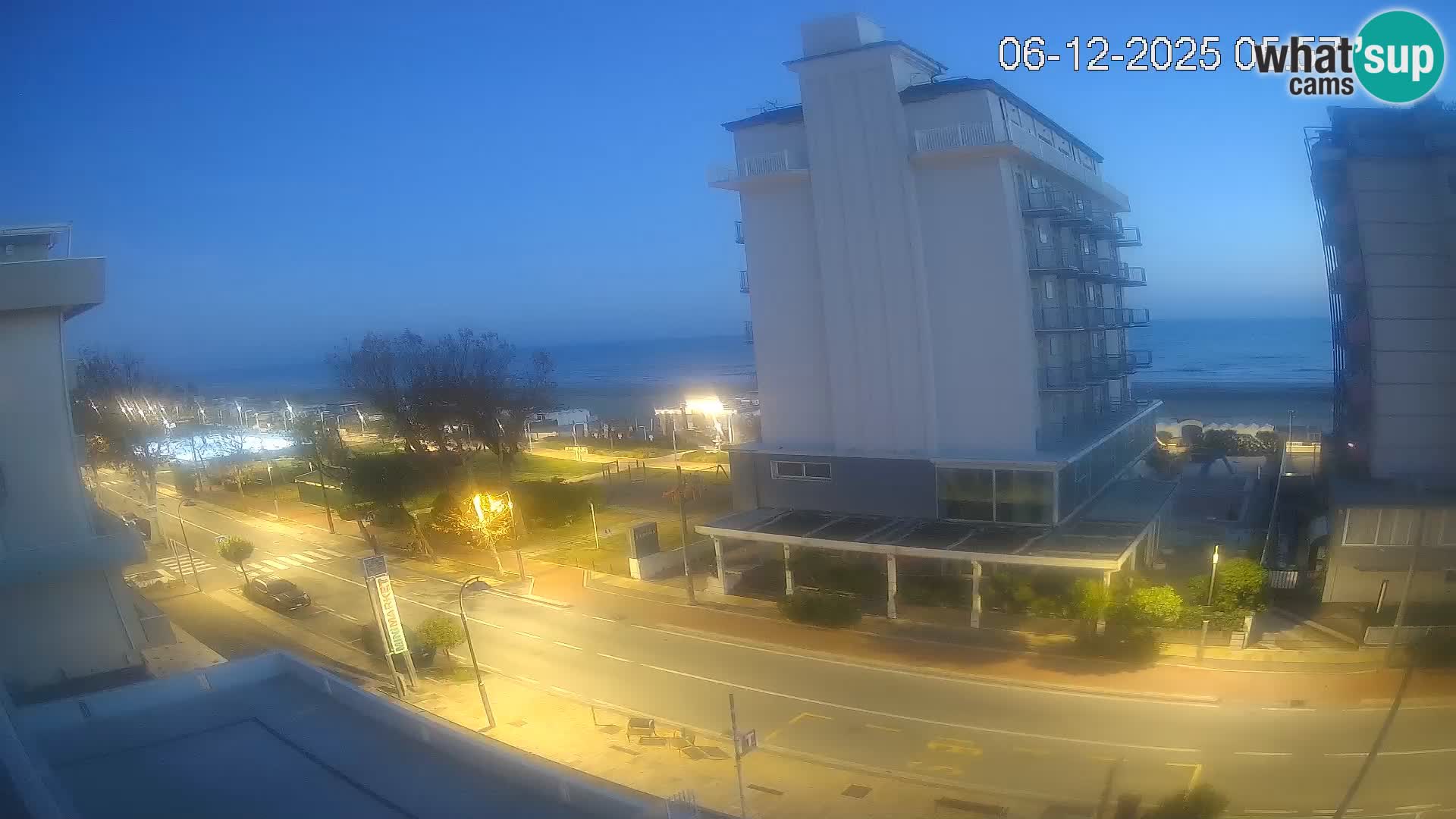 Riccione Webcam Strand und Gärten La Malfa – Bagni Oreste Strand 115