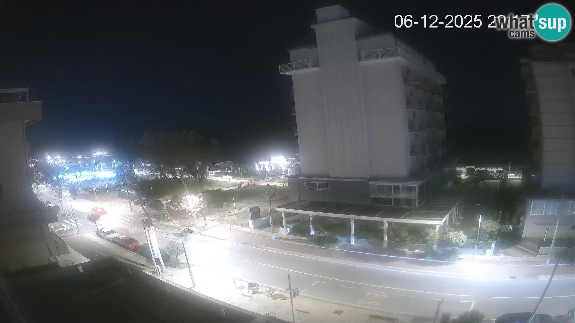 Riccione webcam playa y jardines La Malfa – Playa Bagni Oreste 115