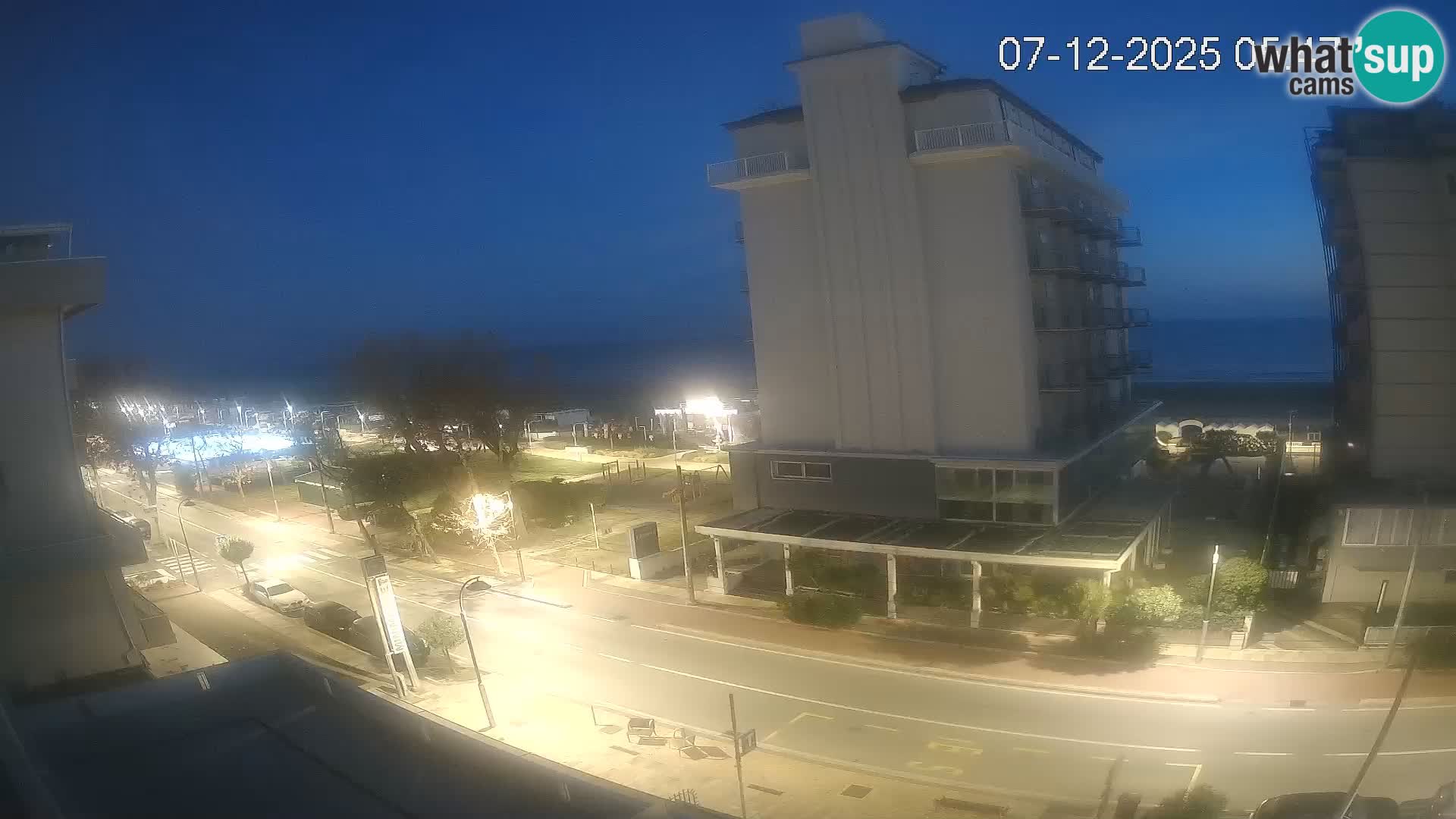 Riccione Webcam Strand und Gärten La Malfa – Bagni Oreste Strand 115