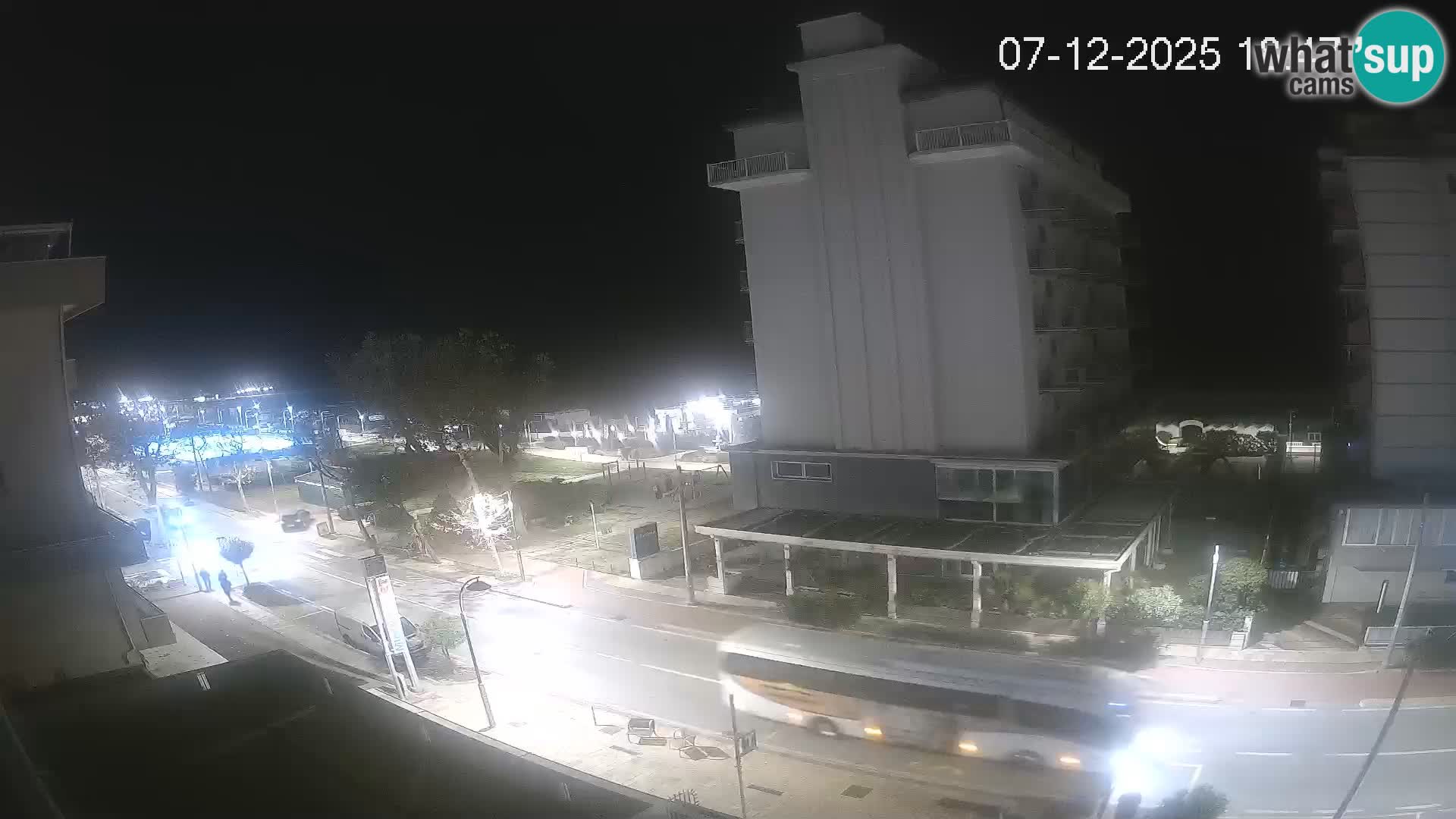 Plaža s spletno kamero Riccione in vrtovi La Malfa – plaža Bagni Oreste 115