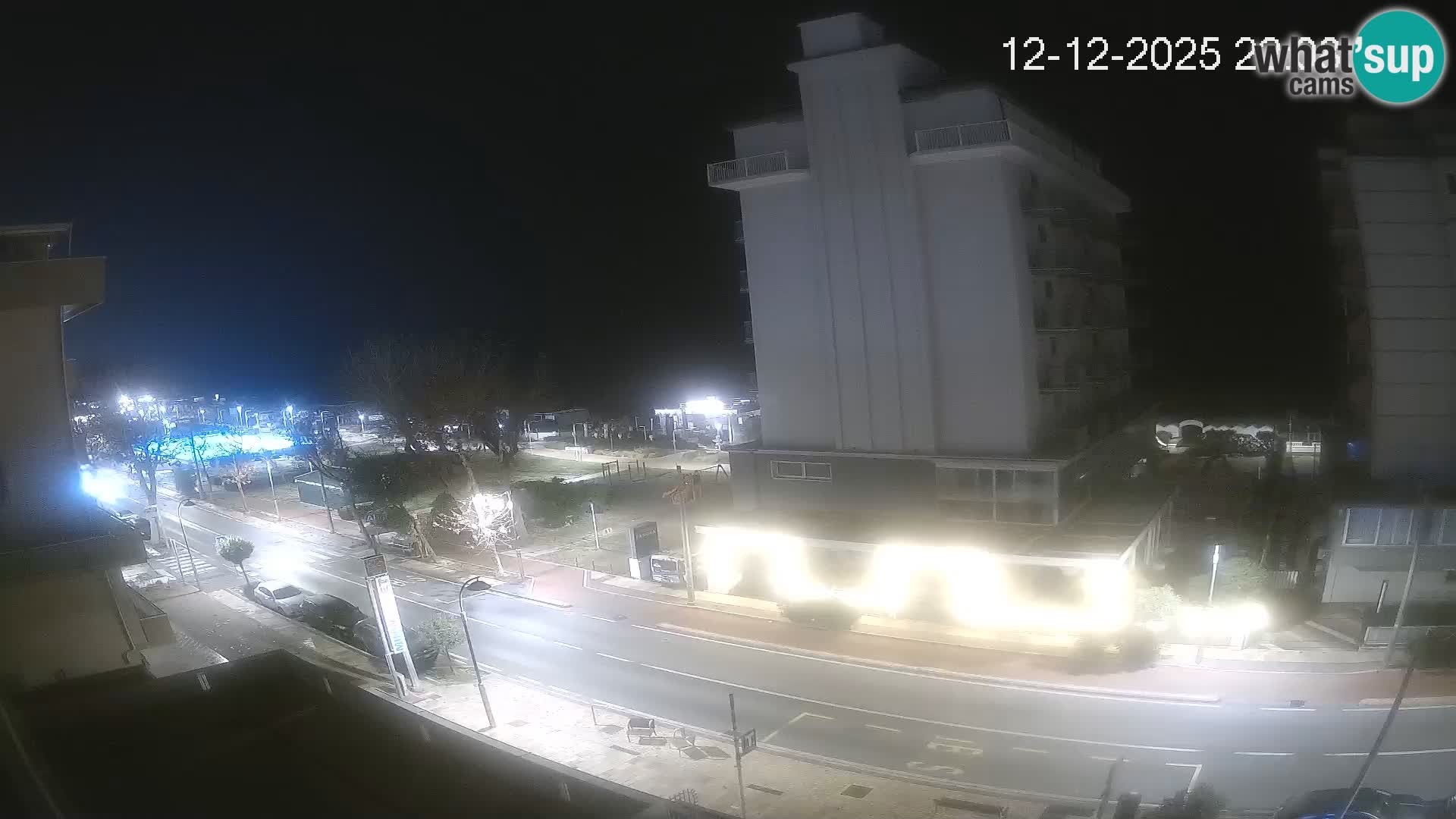 Riccione webcam plage et jardins La Malfa – Bagni Oreste plage 115