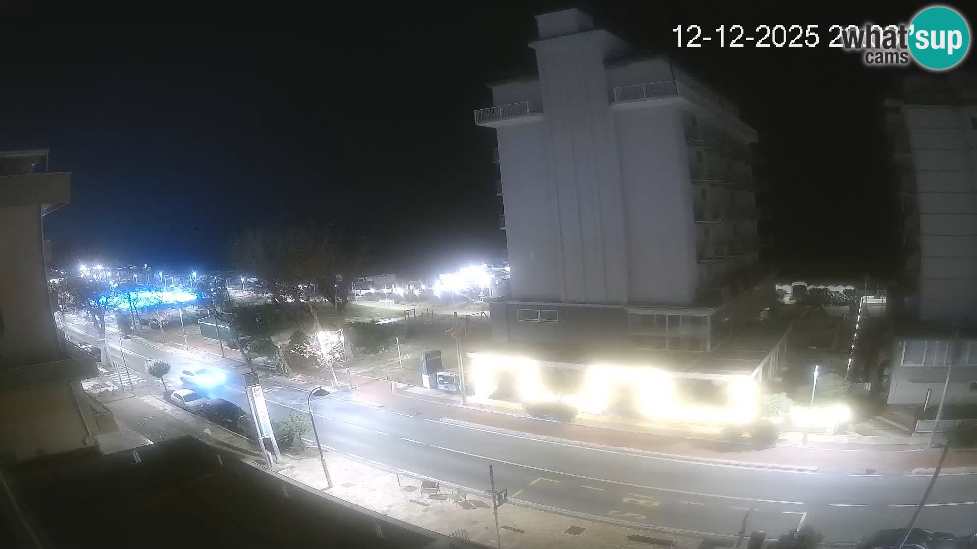 Plaža s spletno kamero Riccione in vrtovi La Malfa – plaža Bagni Oreste 115