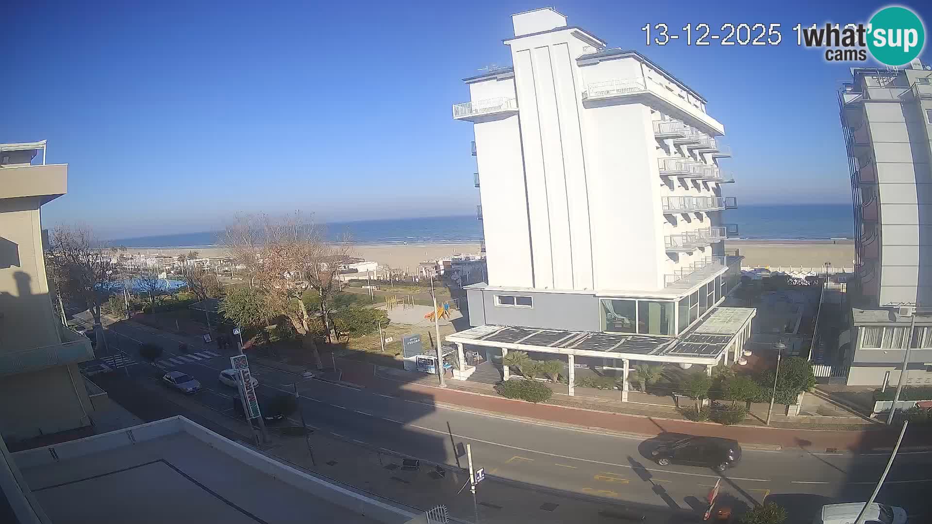 Riccione webcam spiaggia e giardini La Malfa – Bagni Oreste spiaggia 115