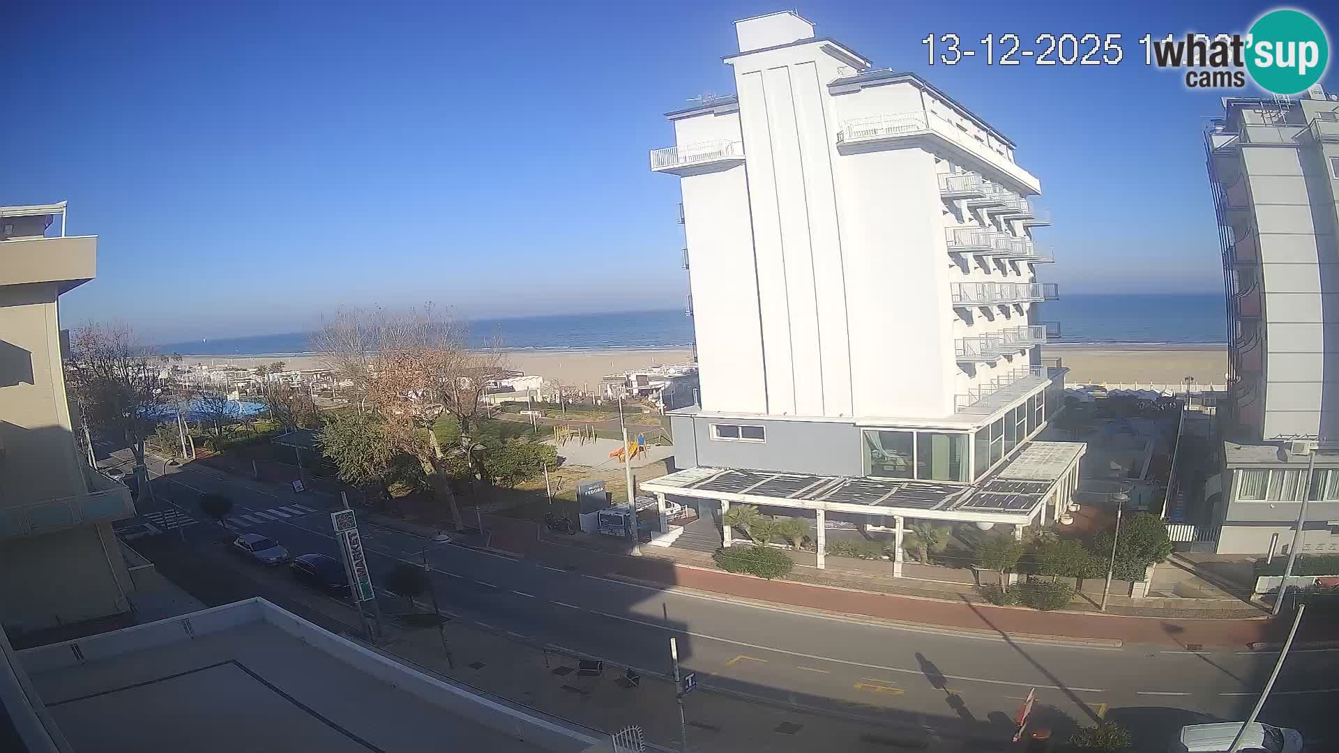 Riccione webcam spiaggia e giardini La Malfa – Bagni Oreste spiaggia 115