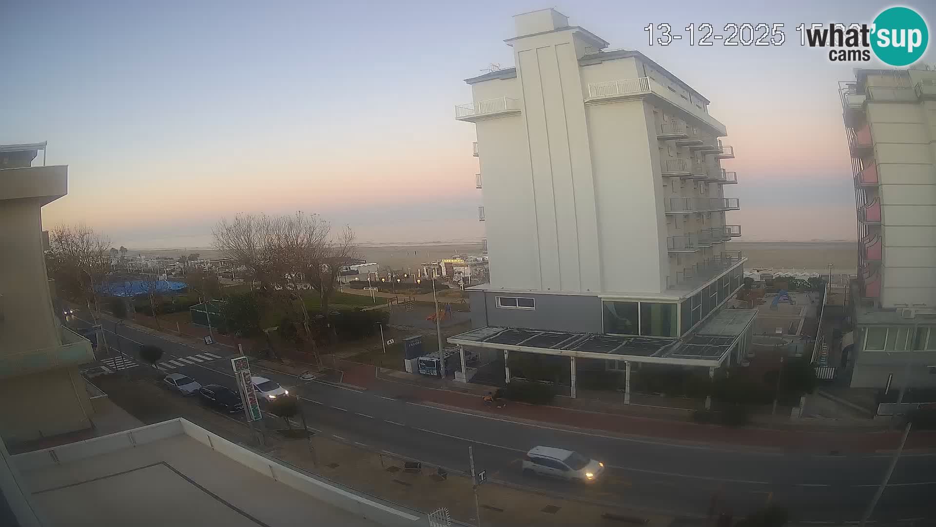 Riccione webcam playa y jardines La Malfa – Playa Bagni Oreste 115