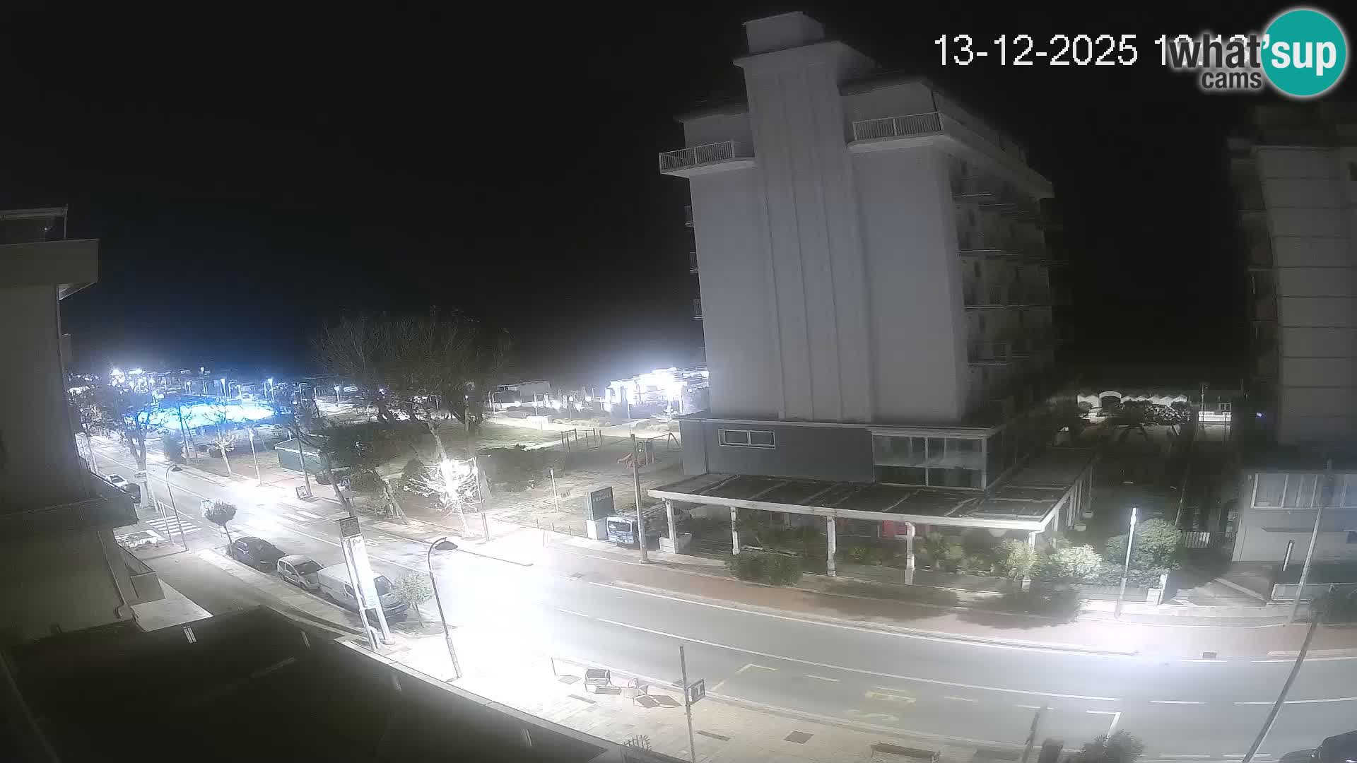 Riccione webcam playa y jardines La Malfa – Playa Bagni Oreste 115