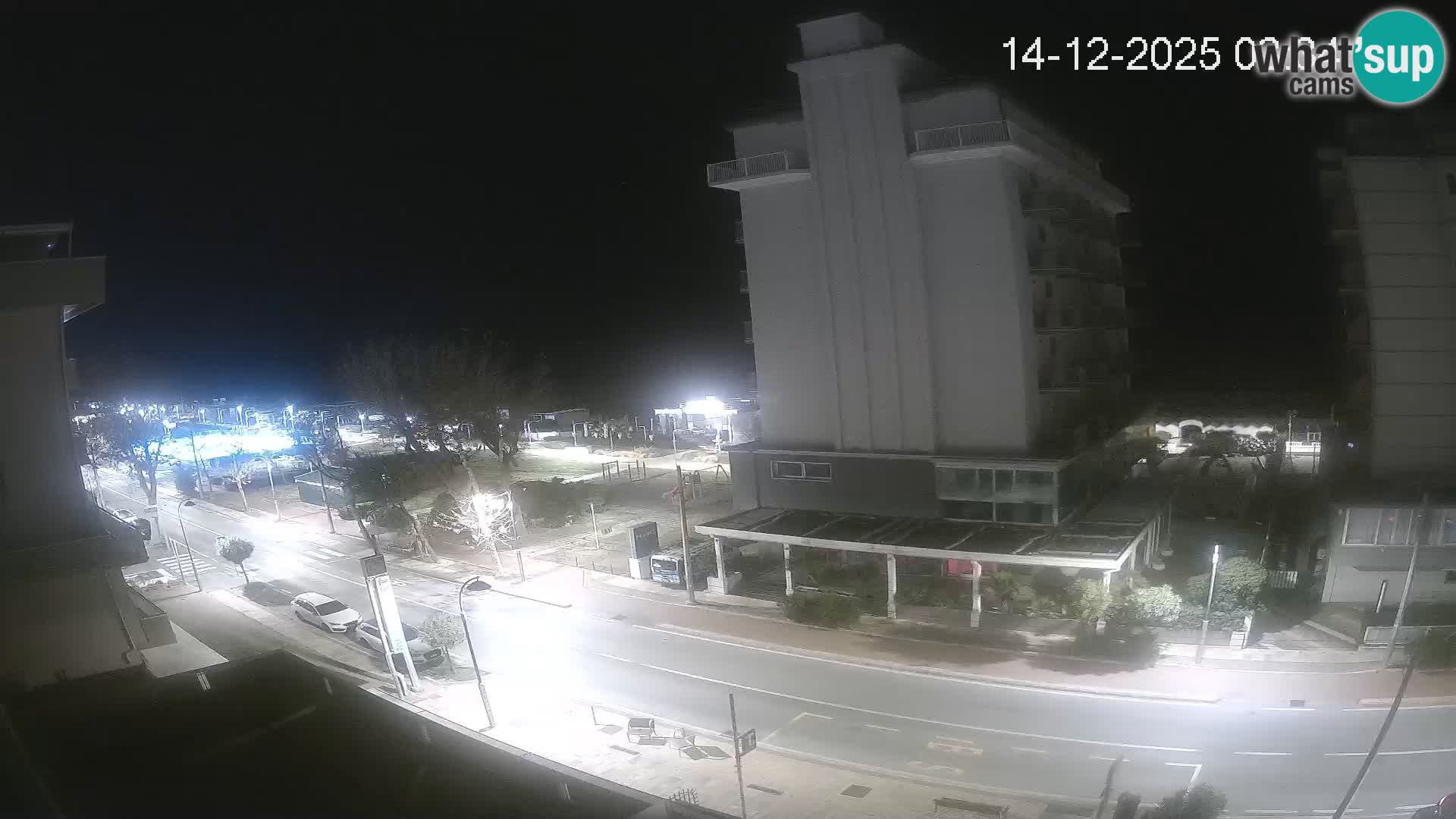 Riccione webcam plage et jardins La Malfa – Bagni Oreste plage 115