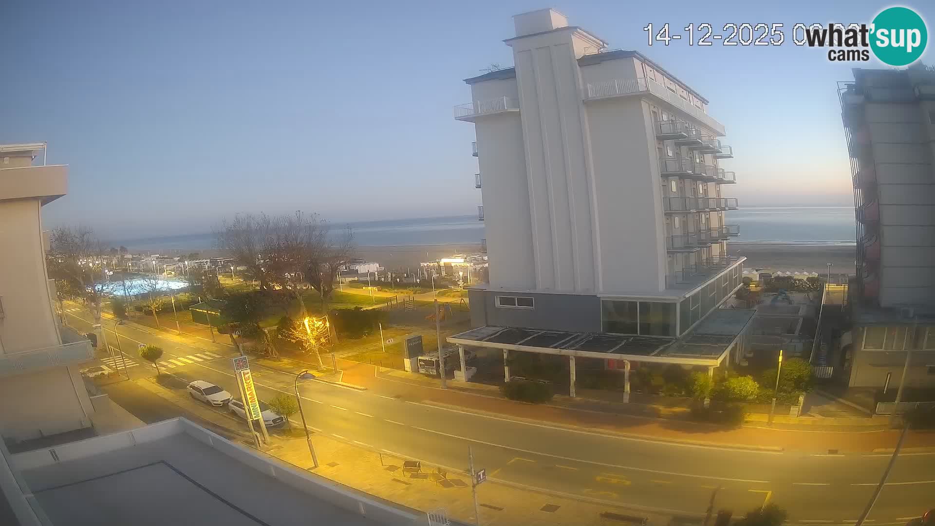 Riccione webcam spiaggia e giardini La Malfa – Bagni Oreste spiaggia 115