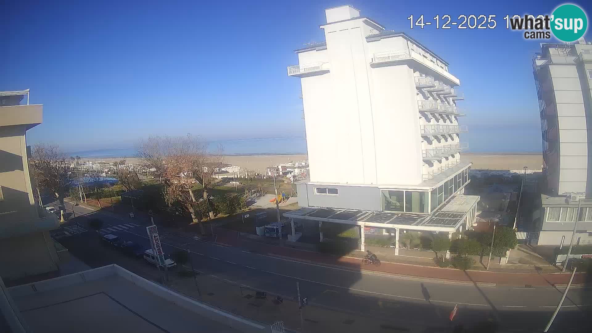 Riccione webcam plage et jardins La Malfa – Bagni Oreste plage 115