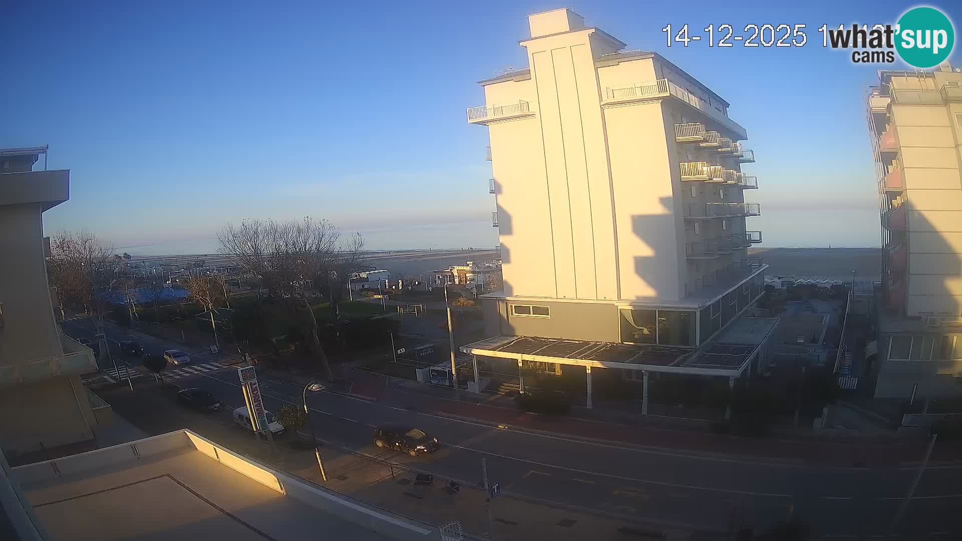 Riccione webcam plage et jardins La Malfa – Bagni Oreste plage 115