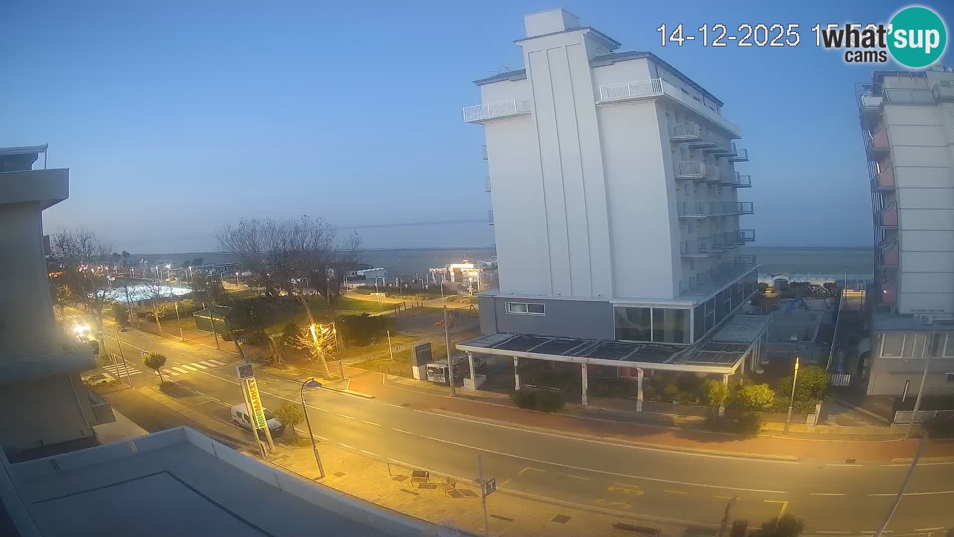 Riccione Webcam Strand und Gärten La Malfa – Bagni Oreste Strand 115