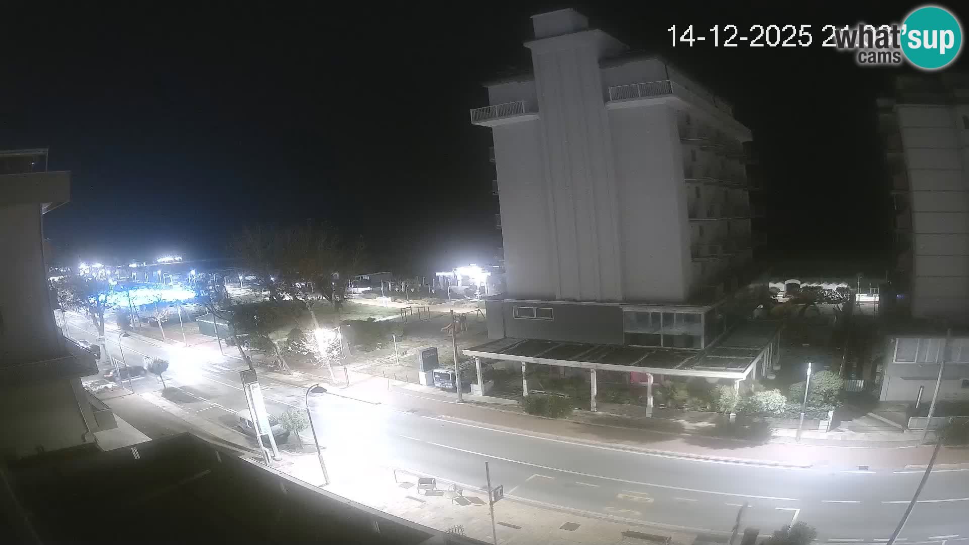 Riccione webcam plage et jardins La Malfa – Bagni Oreste plage 115