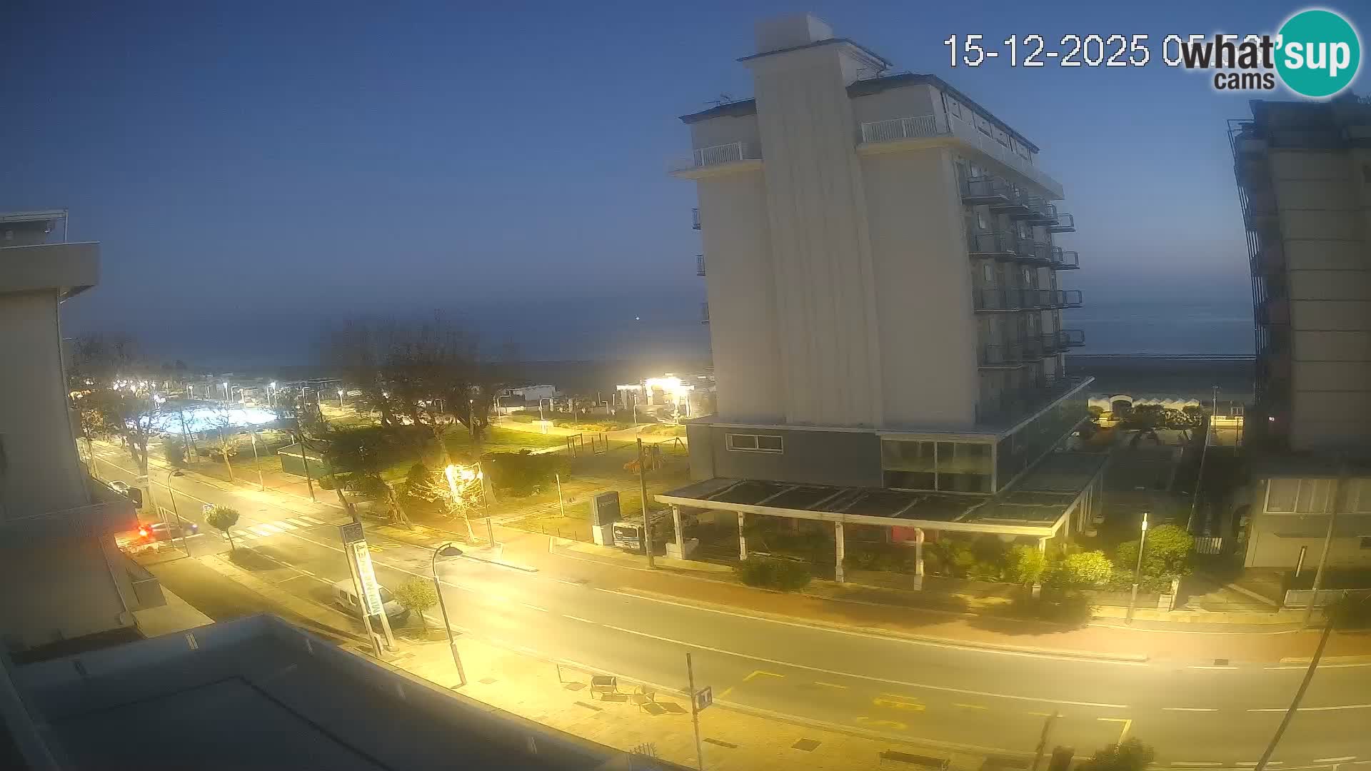 Riccione webcam playa y jardines La Malfa – Playa Bagni Oreste 115