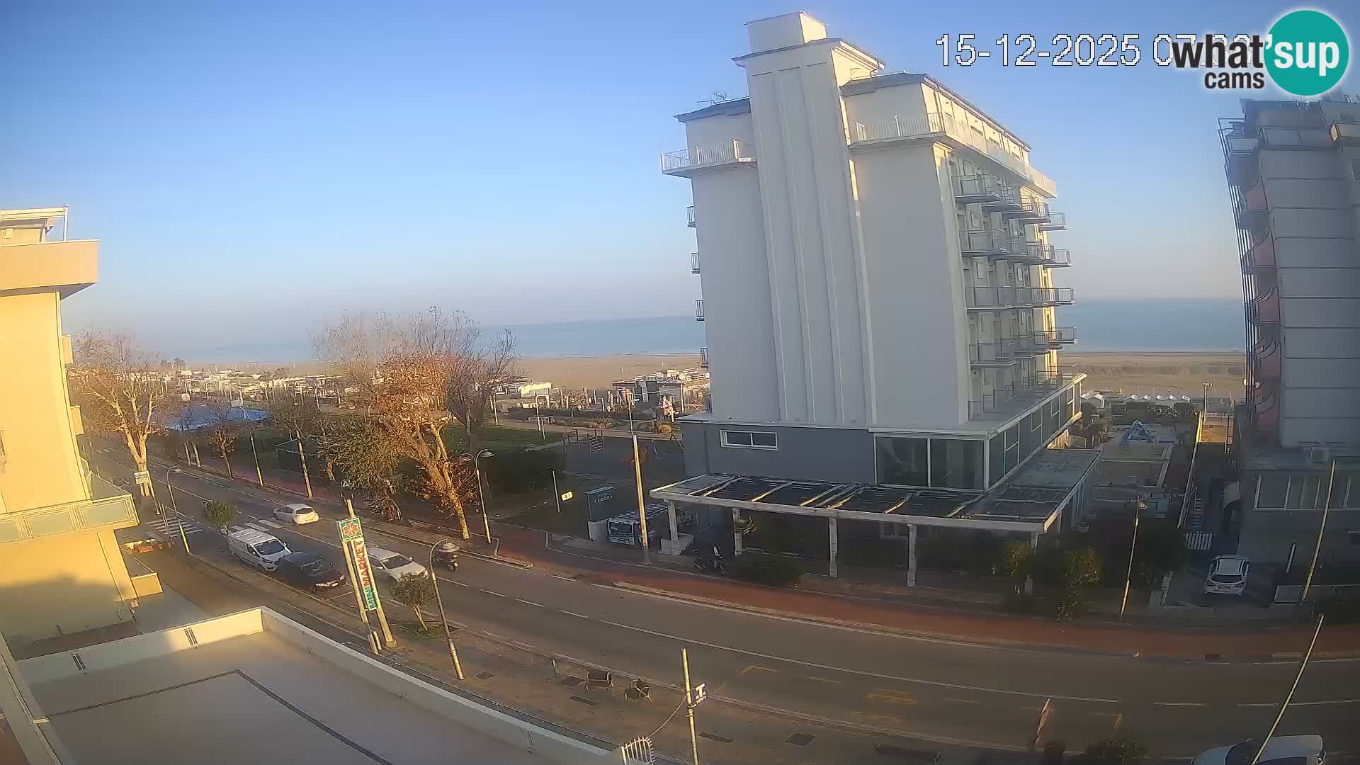 Riccione webcam spiaggia e giardini La Malfa – Bagni Oreste spiaggia 115