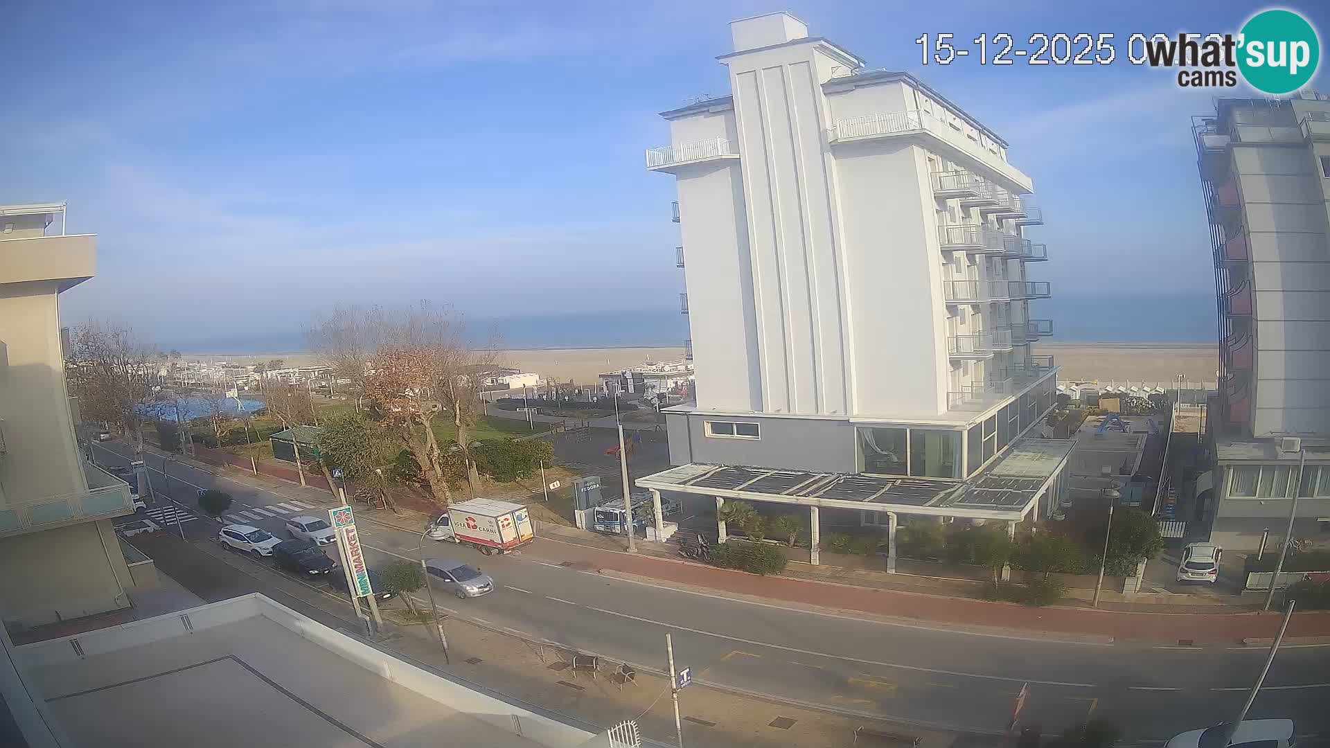 Riccione webcam spiaggia e giardini La Malfa – Bagni Oreste spiaggia 115