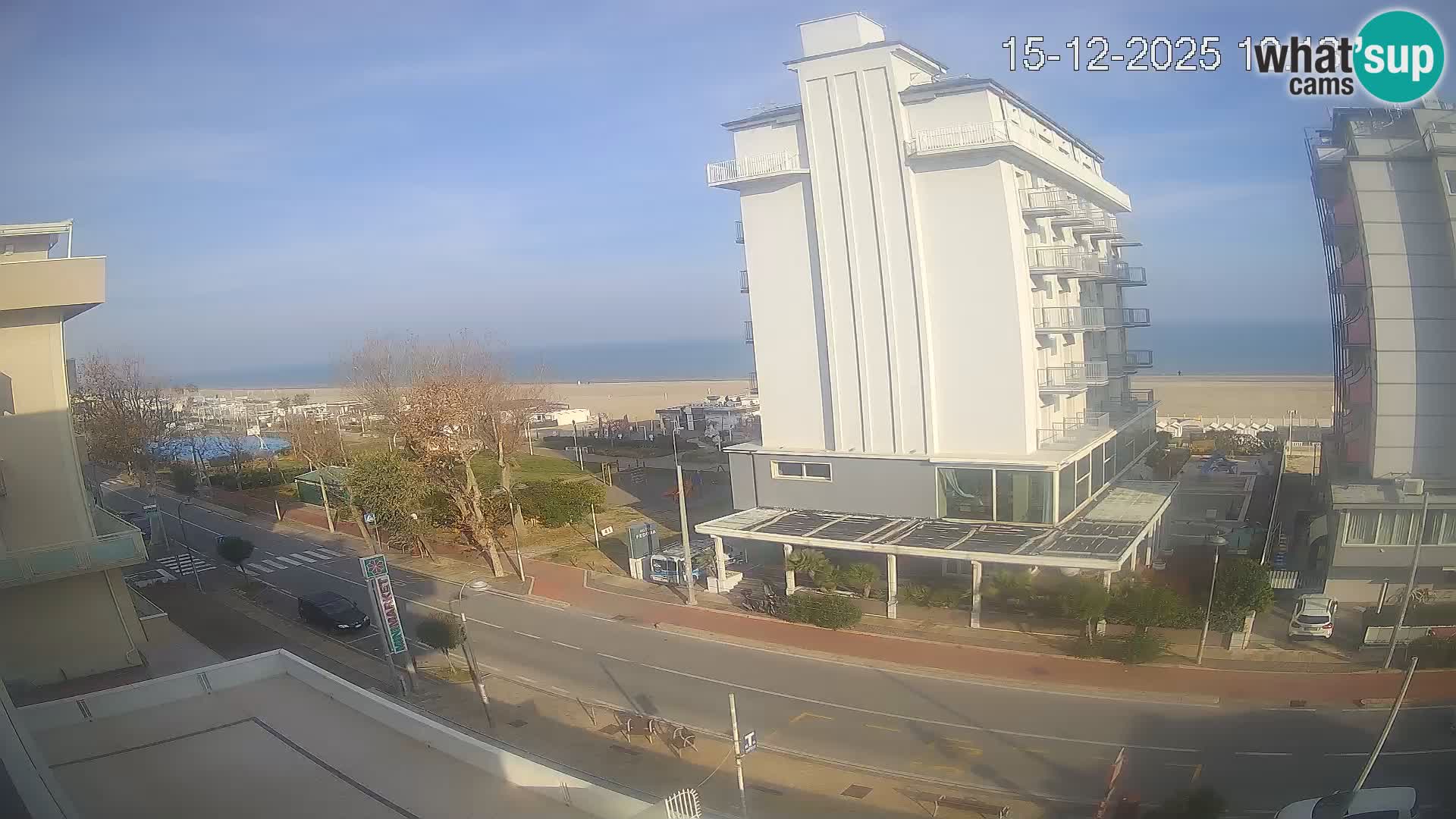 Riccione webcam spiaggia e giardini La Malfa – Bagni Oreste spiaggia 115