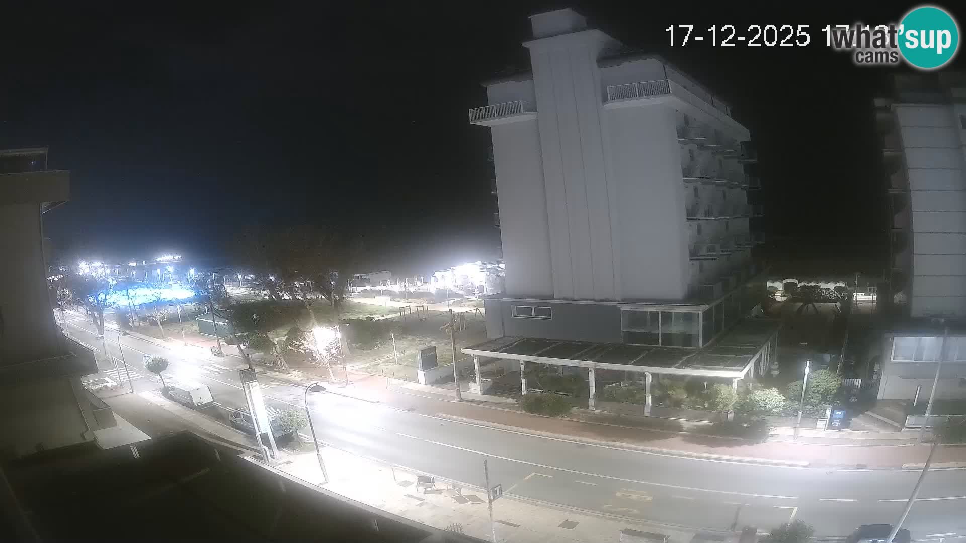 Riccione webcam playa y jardines La Malfa – Playa Bagni Oreste 115