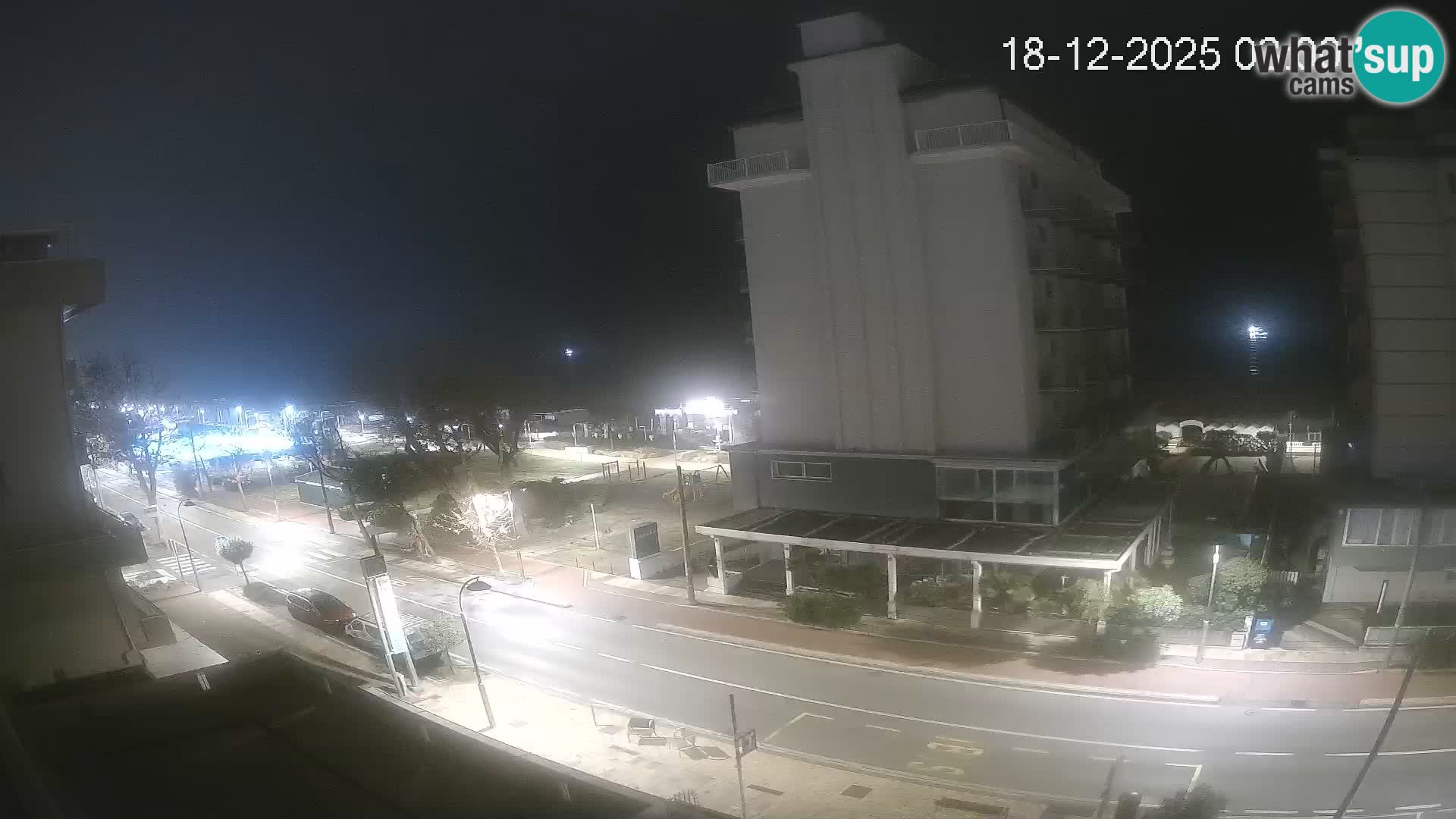 Riccione webcam plage et jardins La Malfa – Bagni Oreste plage 115