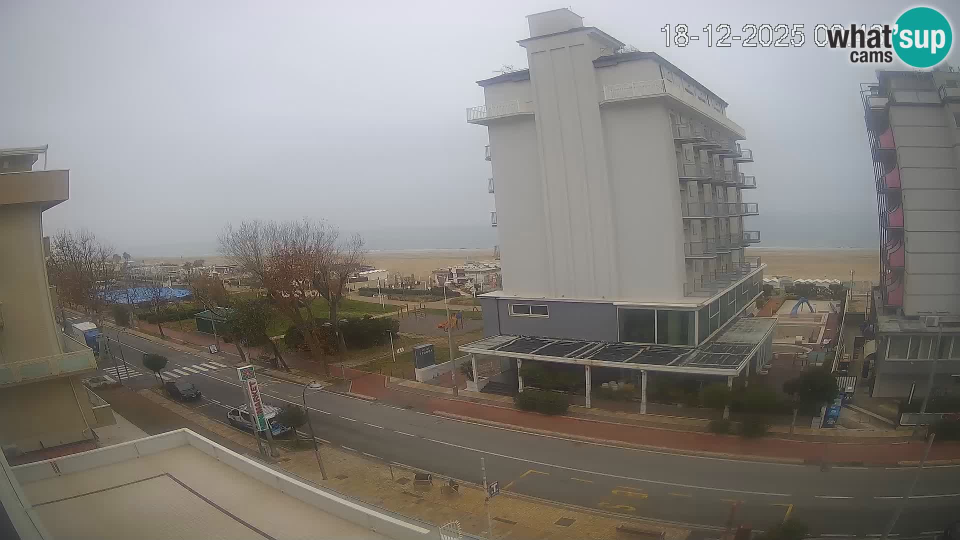 Riccione webcam plage et jardins La Malfa – Bagni Oreste plage 115
