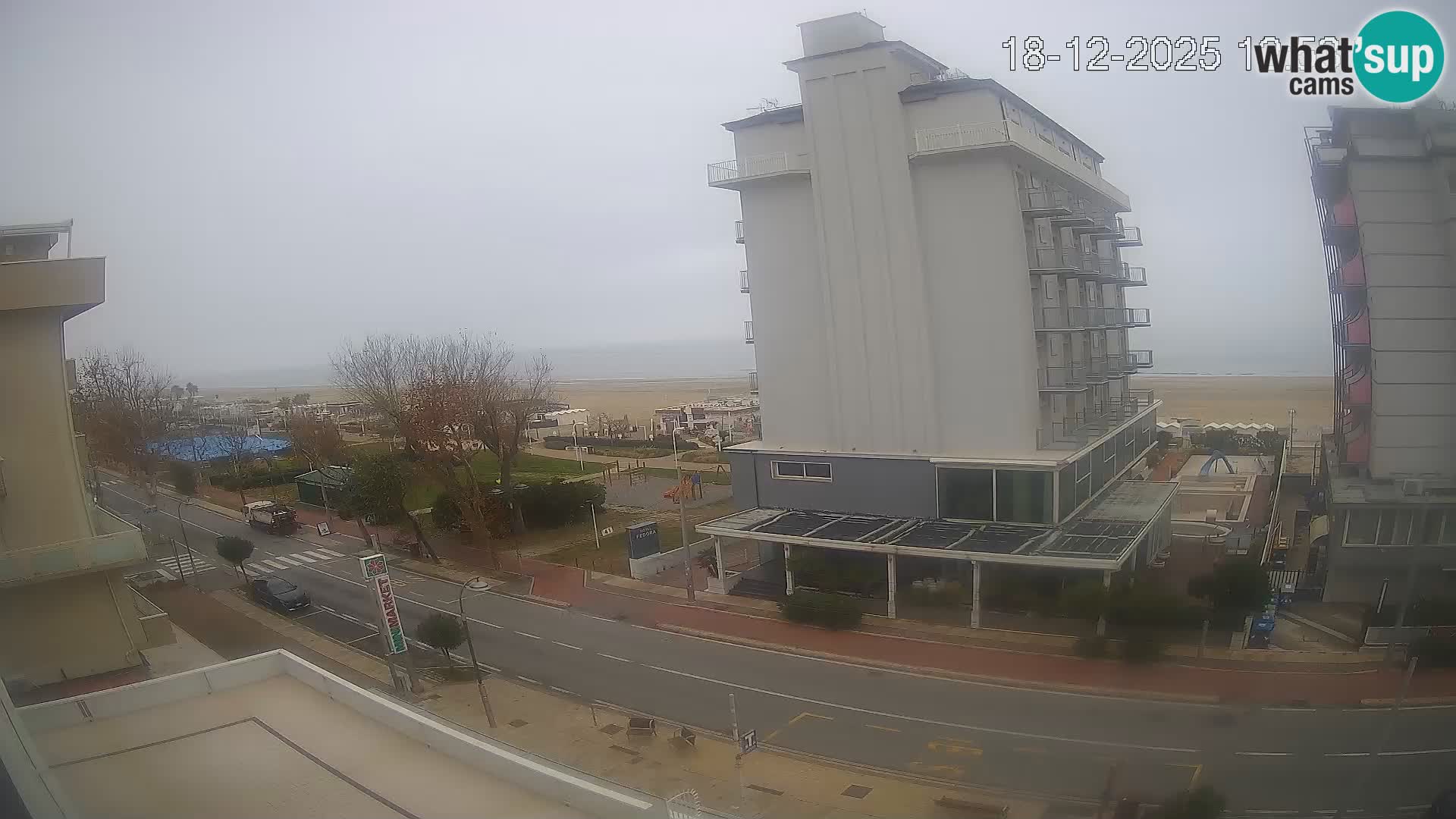 Riccione webcam playa y jardines La Malfa – Playa Bagni Oreste 115