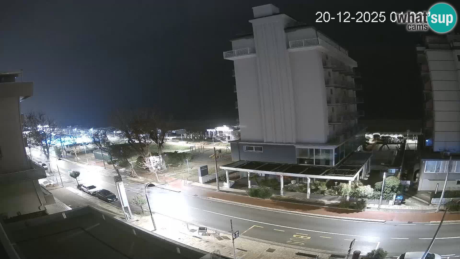 Riccione webcam playa y jardines La Malfa – Playa Bagni Oreste 115