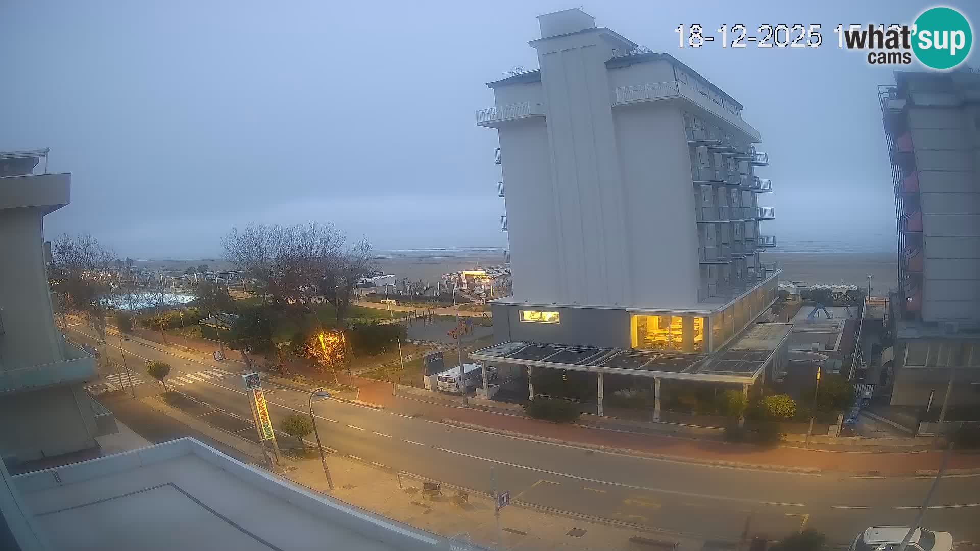 Riccione Webcam Strand und Gärten La Malfa – Bagni Oreste Strand 115