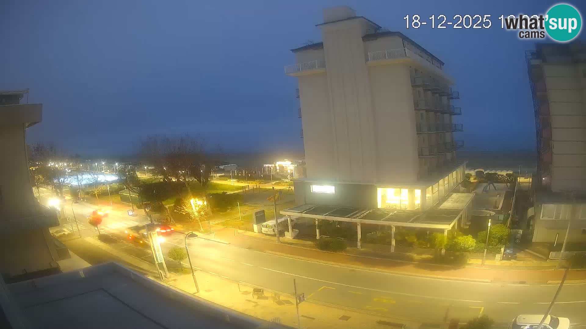 Plaža s spletno kamero Riccione in vrtovi La Malfa – plaža Bagni Oreste 115