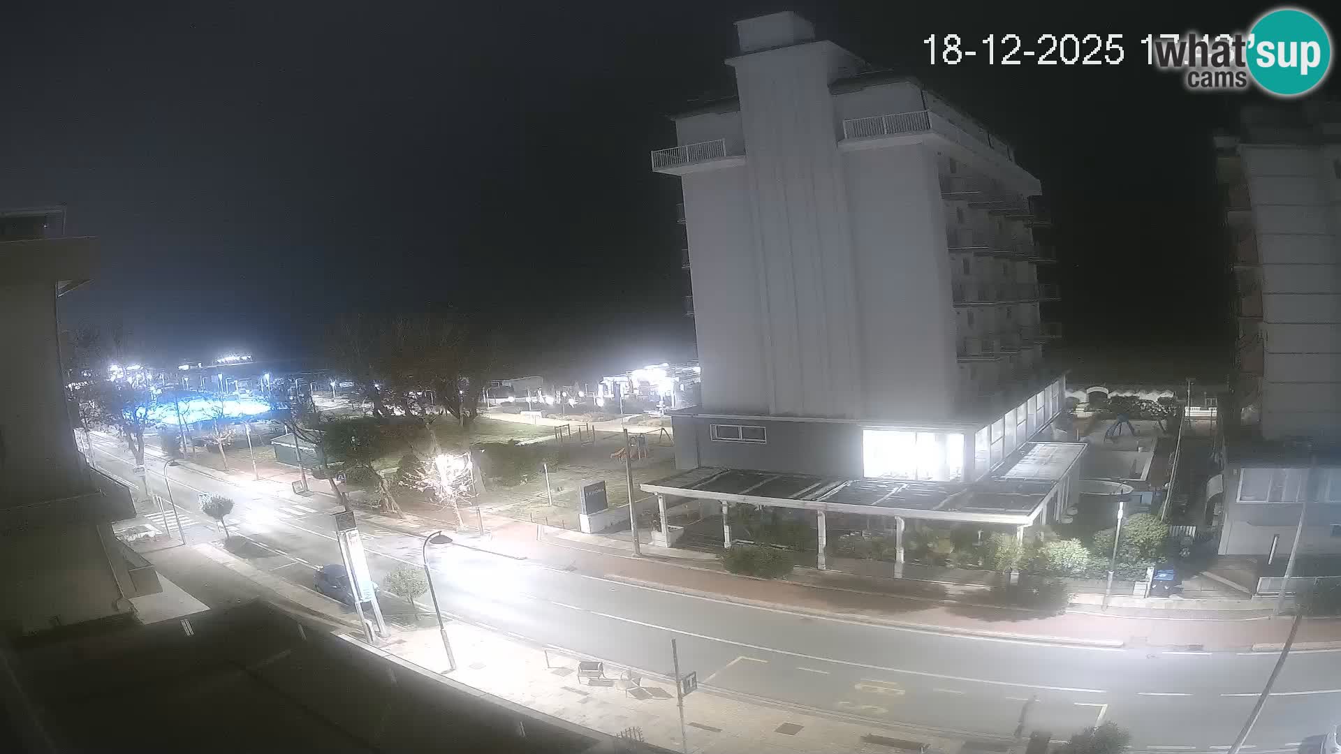 Riccione web kamera plaža i vrtovi La Malfa – plaža Bagni Oreste 115