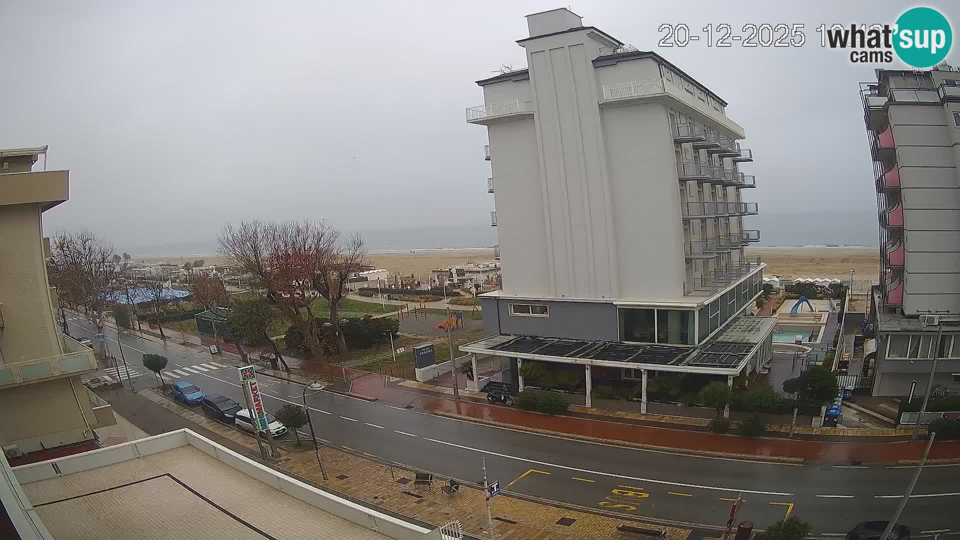 Riccione webcam playa y jardines La Malfa – Playa Bagni Oreste 115