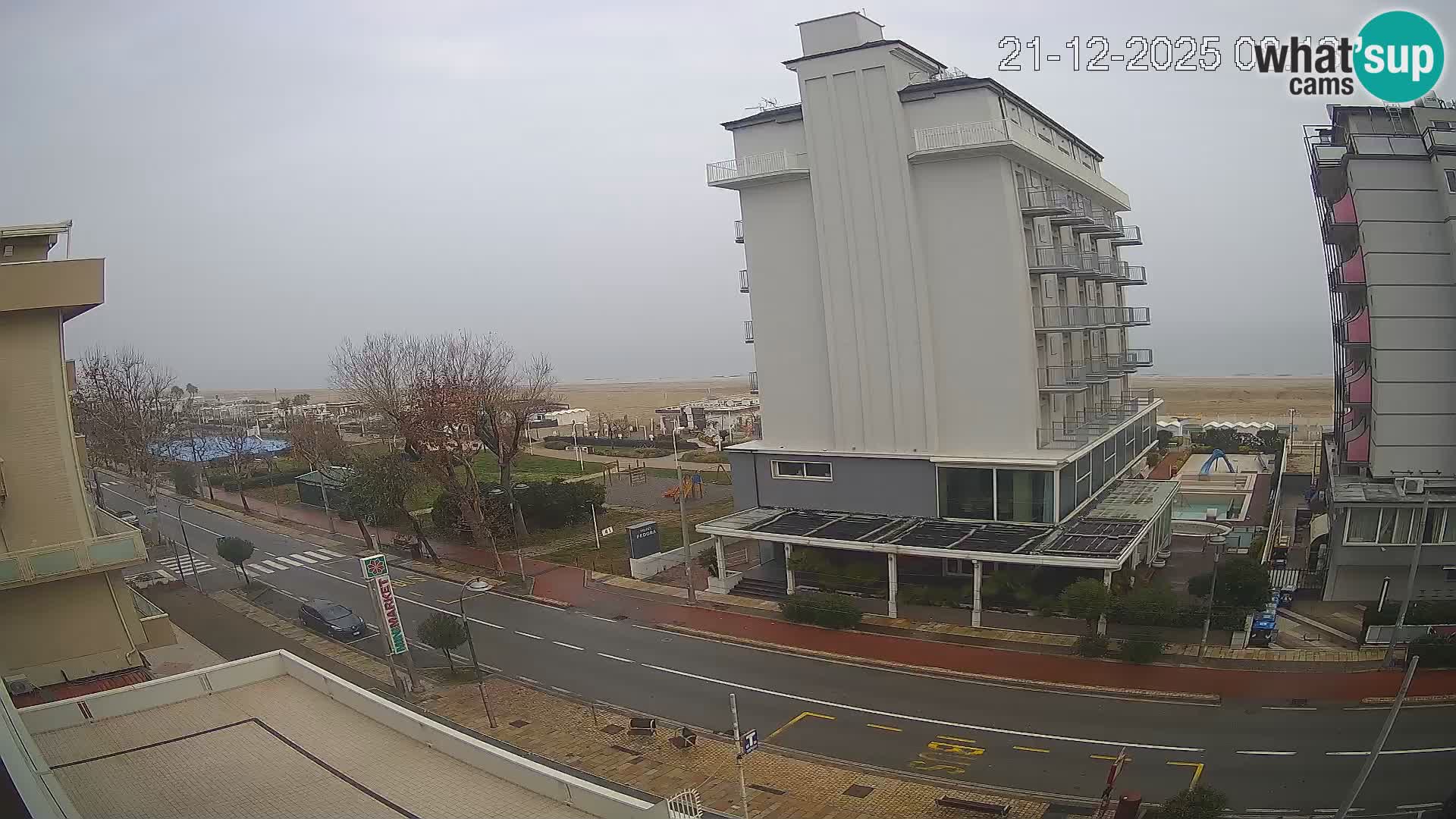 Riccione webcam plage et jardins La Malfa – Bagni Oreste plage 115