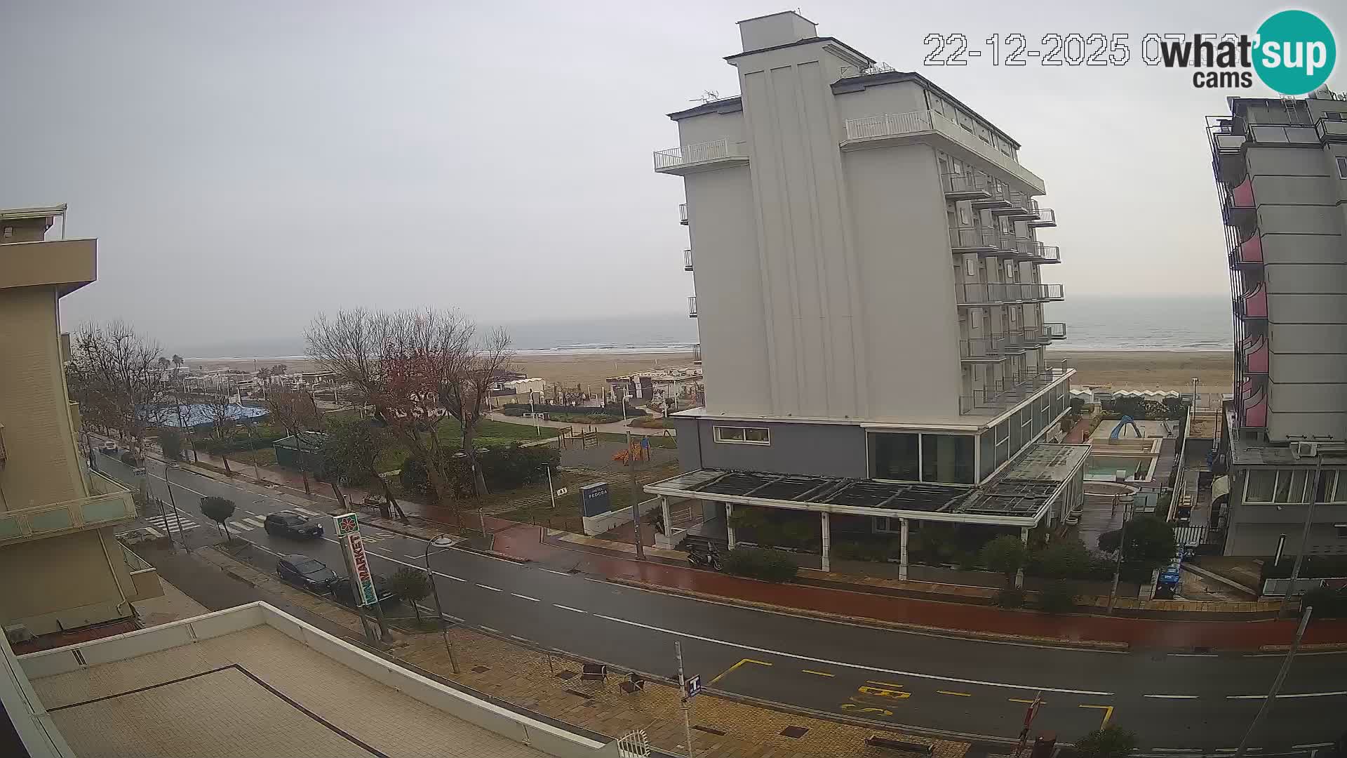 Riccione Webcam Strand und Gärten La Malfa – Bagni Oreste Strand 115