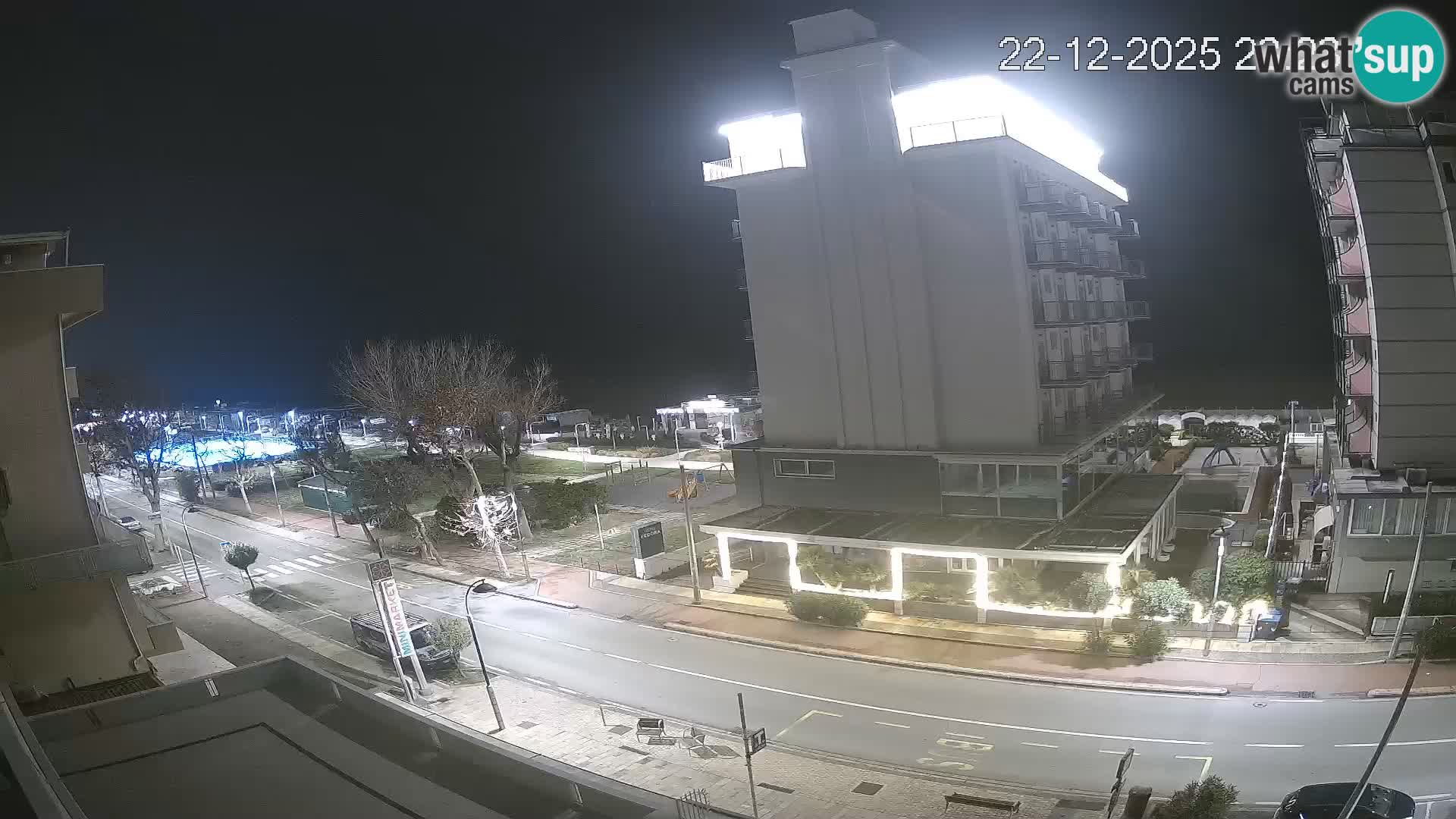 Riccione Webcam Strand und Gärten La Malfa – Bagni Oreste Strand 115