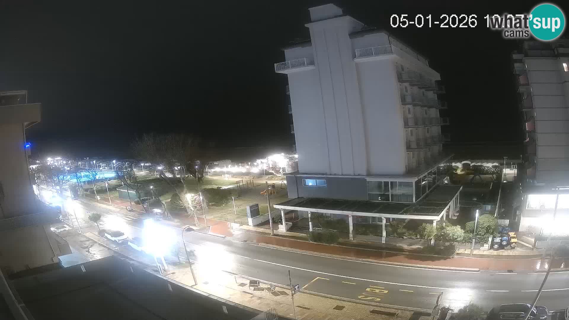 Riccione Webcam Strand und Gärten La Malfa – Bagni Oreste Strand 115