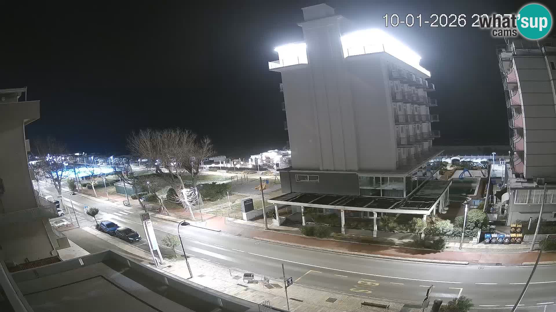 Riccione webcam plage et jardins La Malfa – Bagni Oreste plage 115