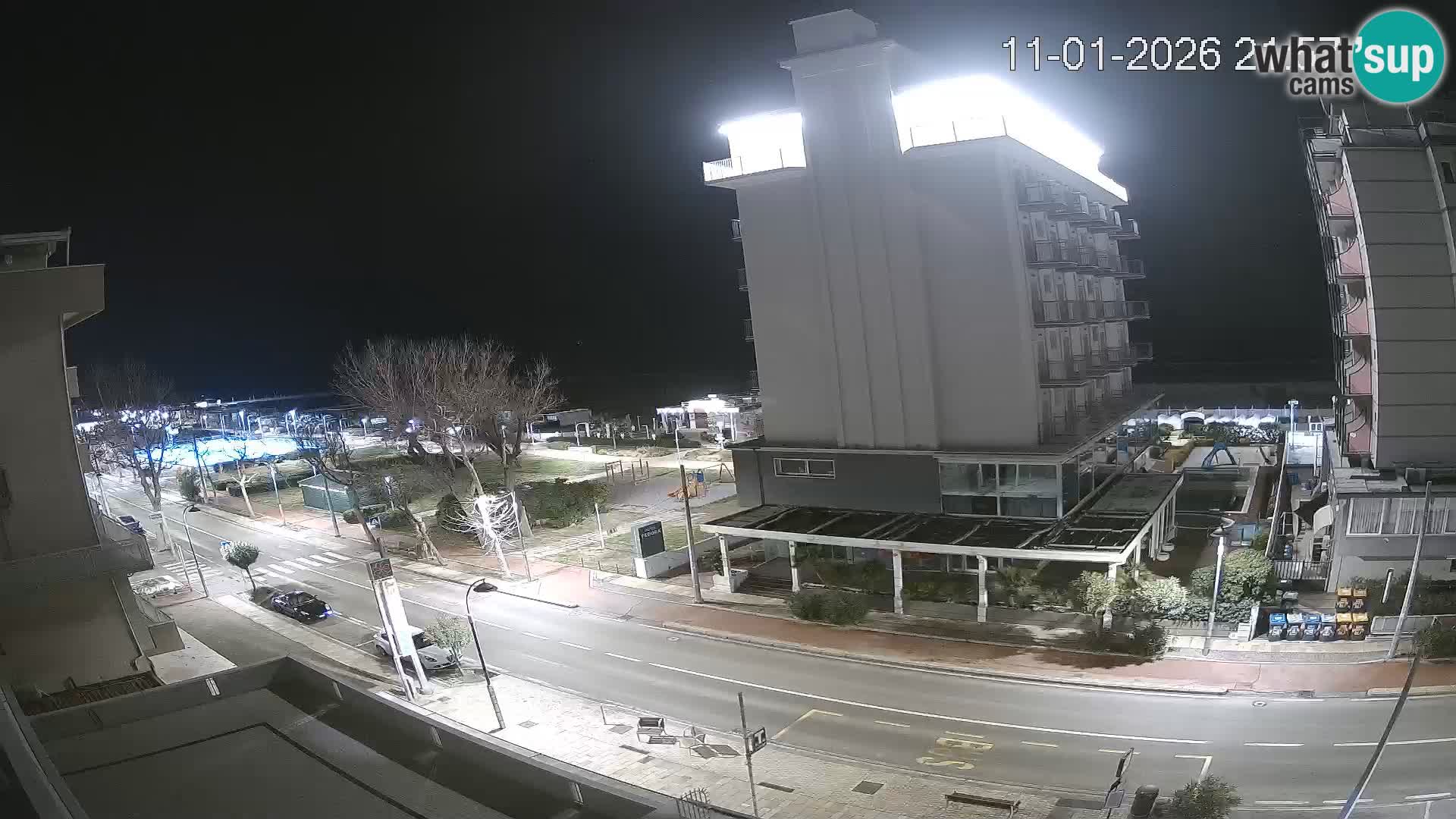 Riccione Webcam Strand und Gärten La Malfa – Bagni Oreste Strand 115