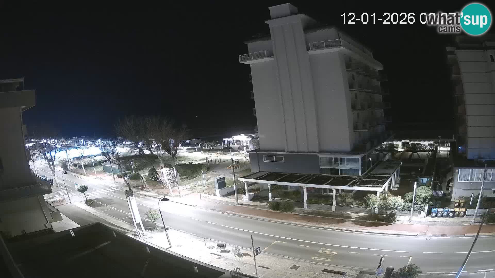 Riccione webcam playa y jardines La Malfa – Playa Bagni Oreste 115