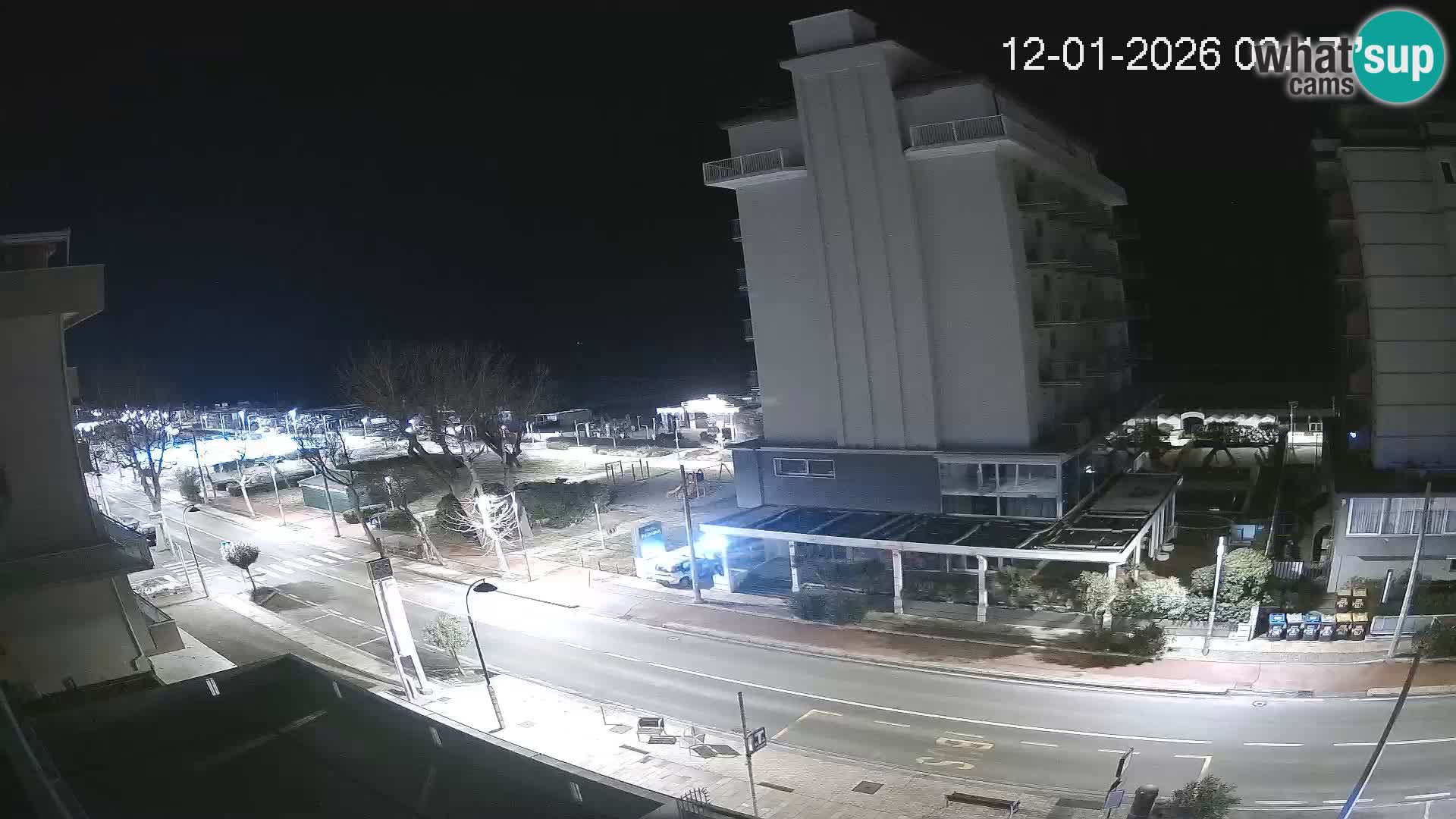 Riccione web kamera plaža i vrtovi La Malfa – plaža Bagni Oreste 115