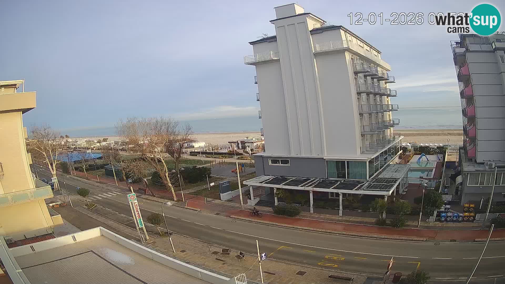 Riccione webcam spiaggia e giardini La Malfa – Bagni Oreste spiaggia 115