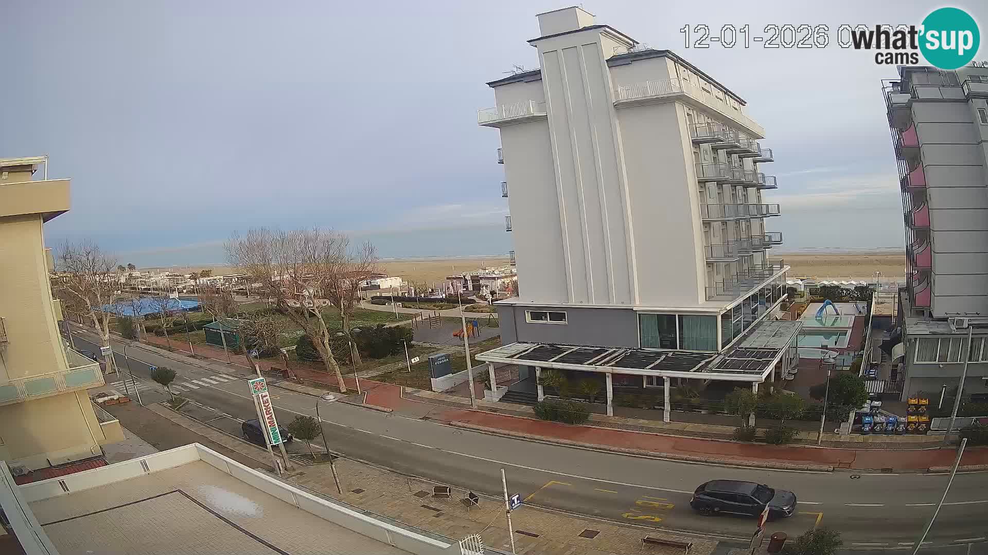 Riccione webcam spiaggia e giardini La Malfa – Bagni Oreste spiaggia 115