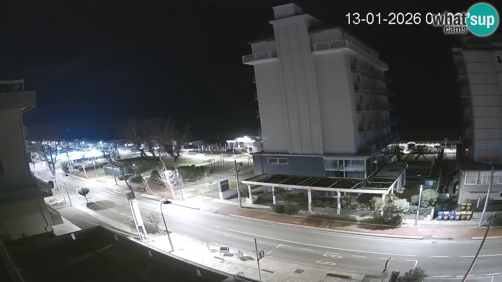 Riccione webcam playa y jardines La Malfa – Playa Bagni Oreste 115