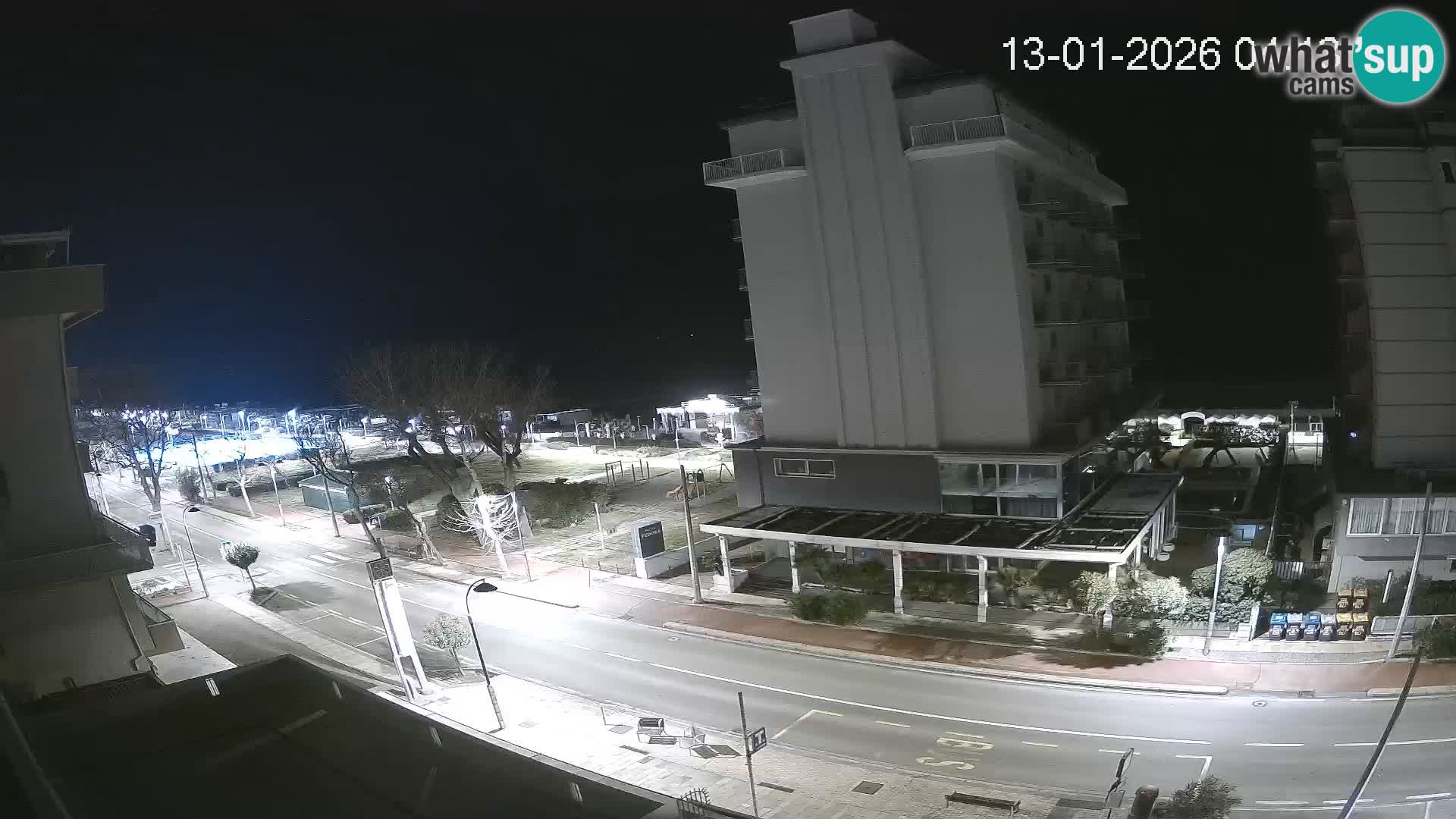 Riccione webcam playa y jardines La Malfa – Playa Bagni Oreste 115
