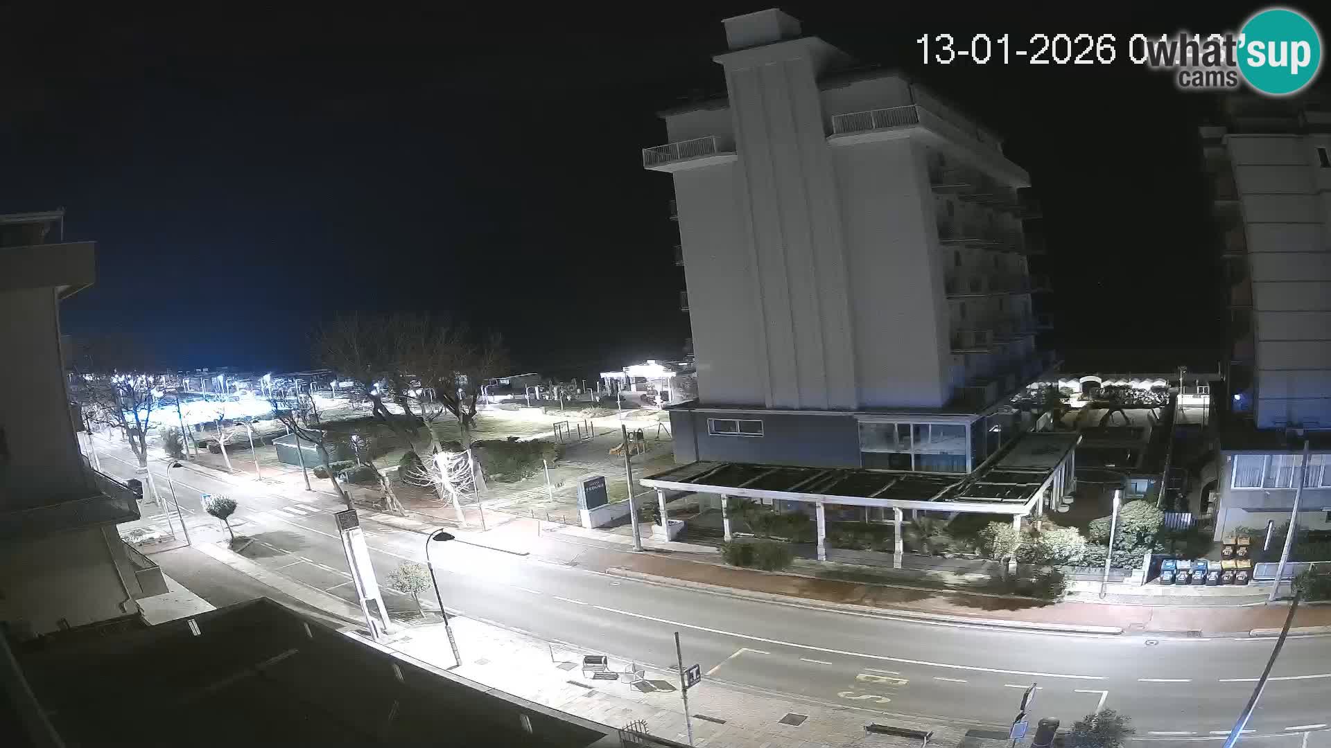 Riccione webcam playa y jardines La Malfa – Playa Bagni Oreste 115